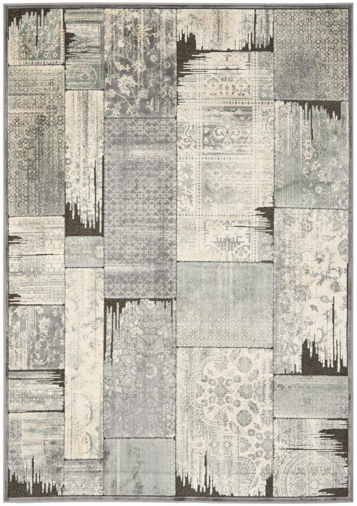 Safavieh PAR100-730-5 Paradise Kerrie 5 x 8 (ft) Loomed Synthetic Gray/Anthracite Rectangular Indoor Abstract Area rug