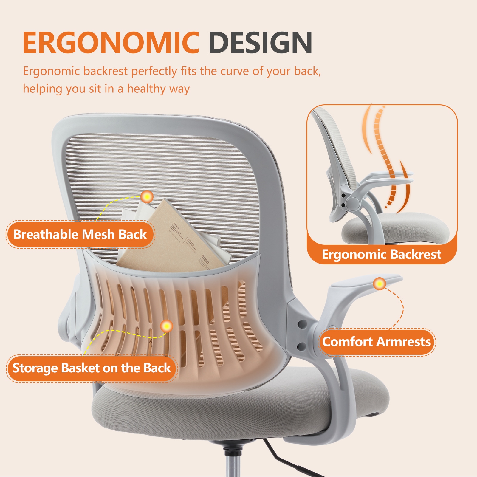 Siavonce XH34213 Office-Chairs - View #3