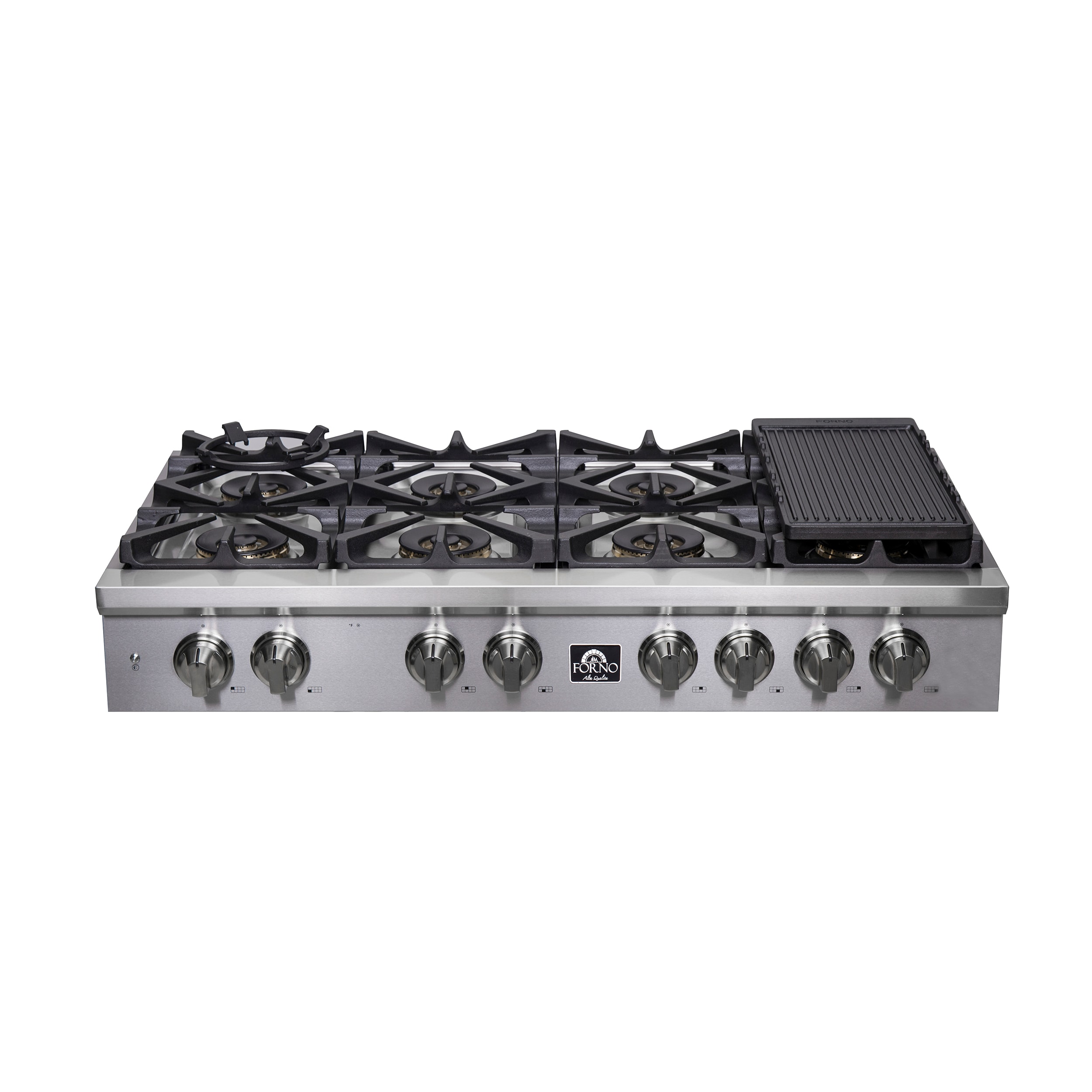 Forno Spezia 30 in. 5 Burner Gas Cooktop with Wok Ring and Griddle in - The  Range Hood Store