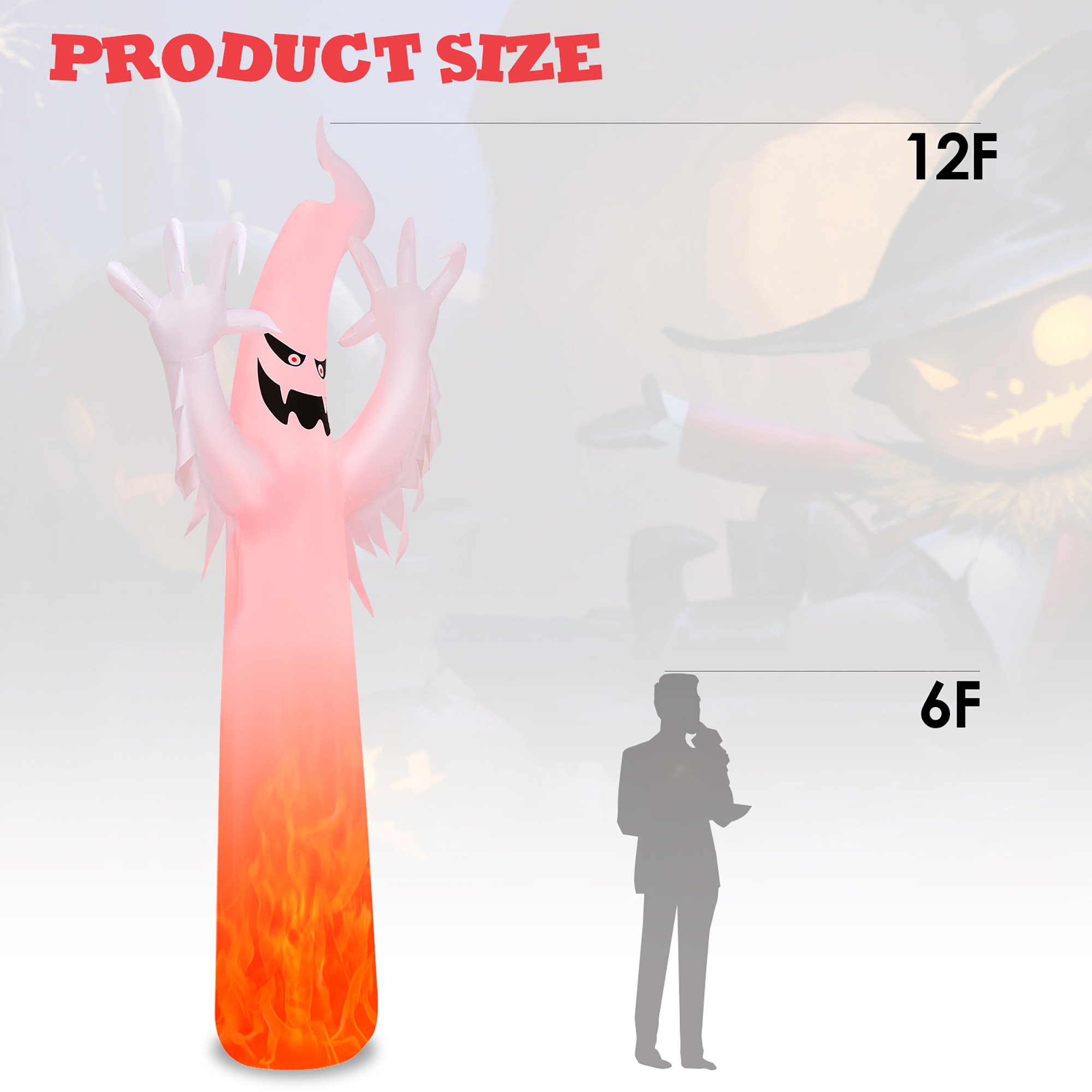 Costway CM23546US Outdoor-Halloween-Decor - View #9