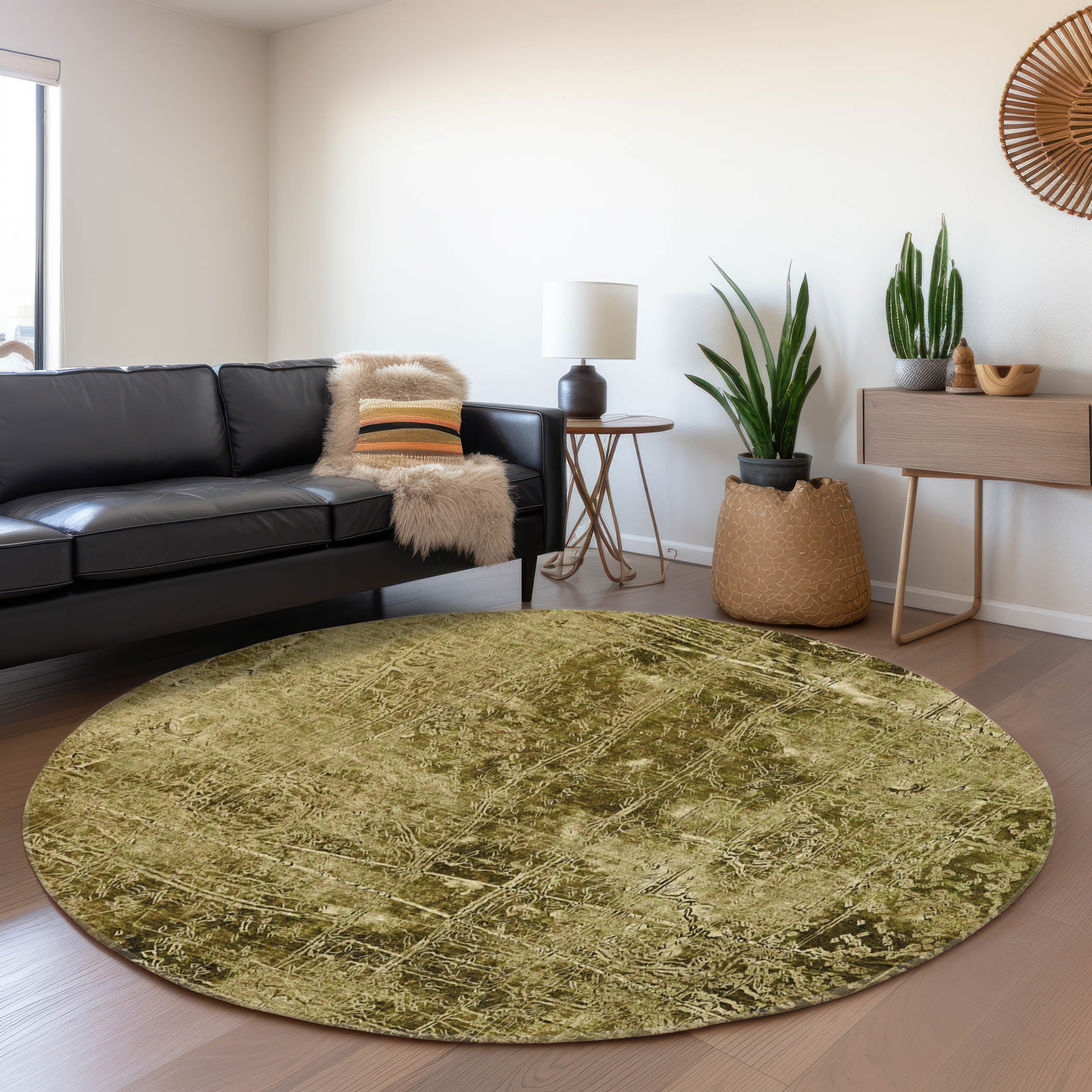 Addison Rugs AMF505PI9X12 Mayfield AMF505PI 9 x 12 (ft) Loomed Polyester Pink Rectangular Indoor Abstract Machine washable Area rug