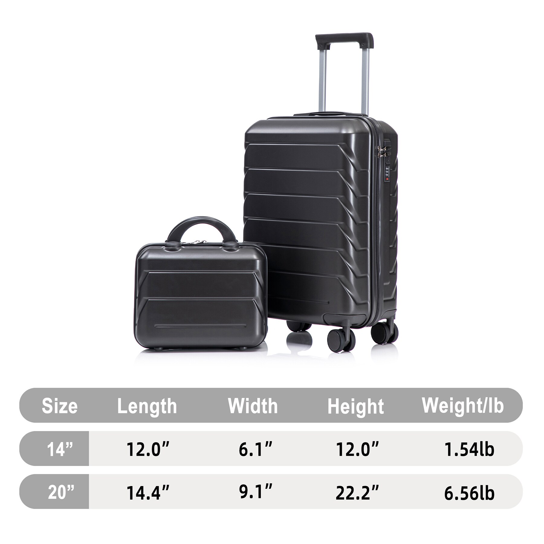 SINOFURN SYD9400017BK Luggage-And-Luggage-Sets - View #20