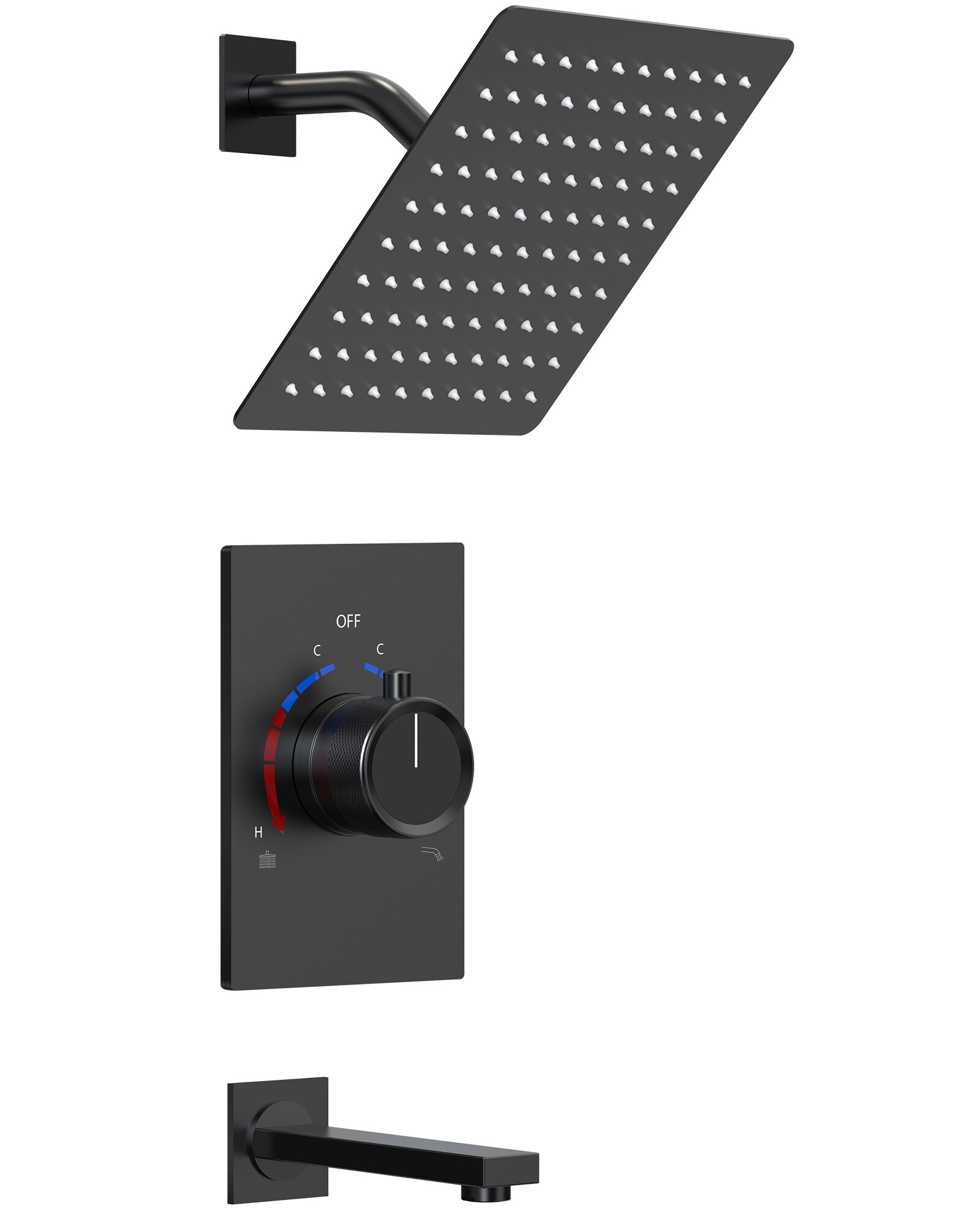 GRANDJOY TOBILI5185CH Showerhead-Bar-Panels - View #11