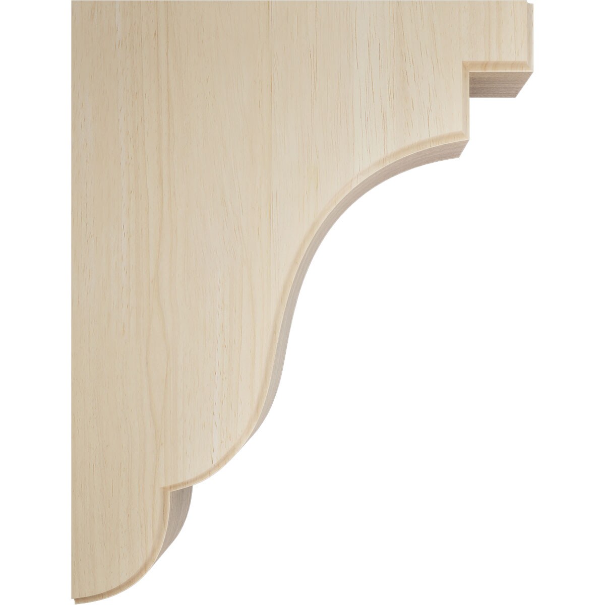 Ekena Millwork BKTW05X07X10BERW Exterior-Brackets-Braces - View #3
