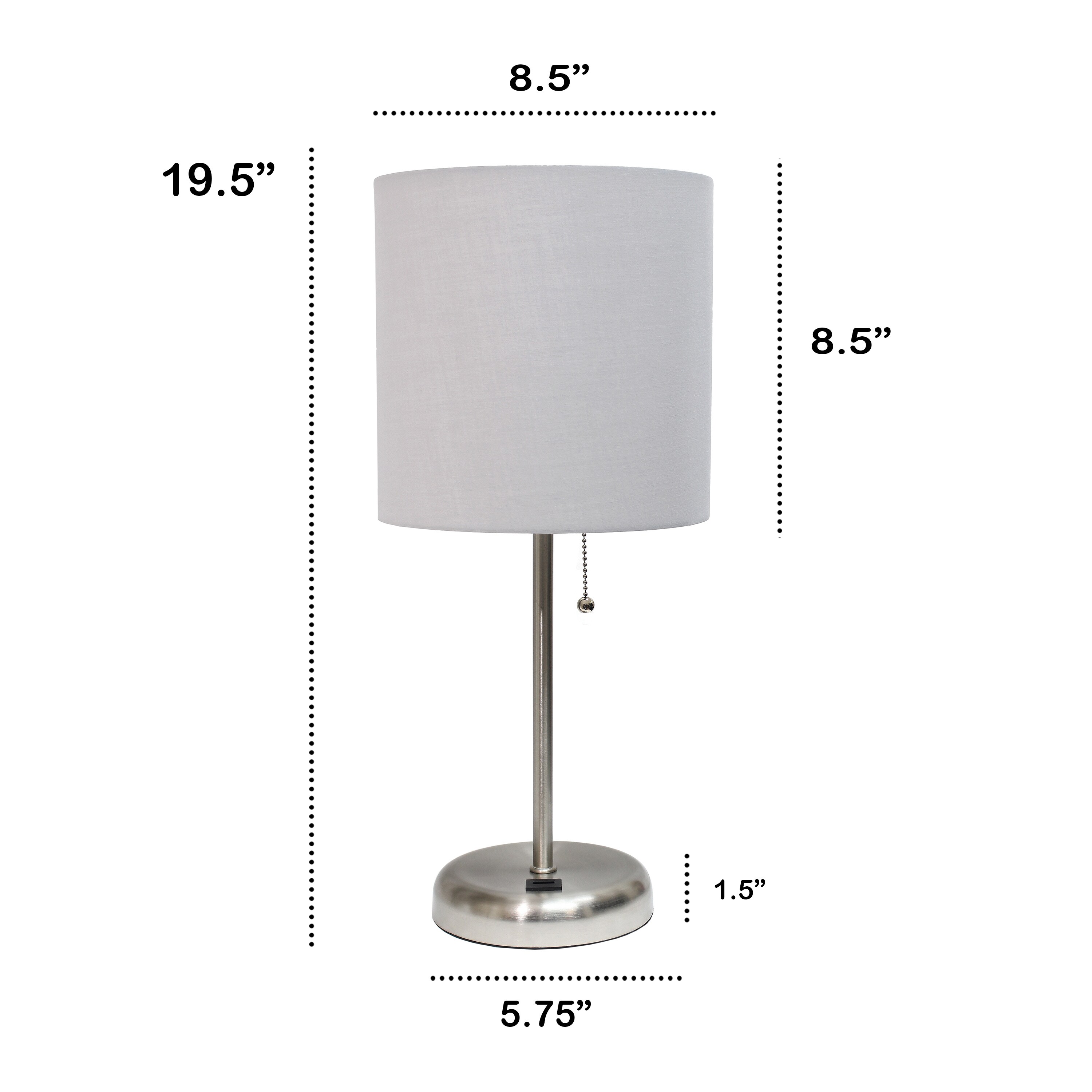 Creekwood Home CWT-2012-GY-LB Table-Lamps - View #3