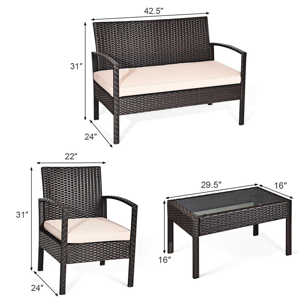 BABOOM BOM-W68722-CO Patio-Conversation-Sets - View #4