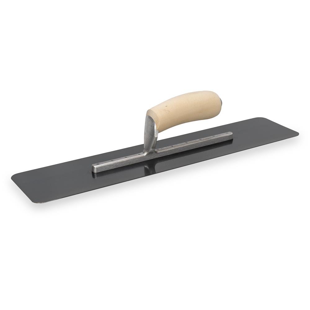 Marshalltown 18-Inches x 4-Inches Blue steel Pool Concrete Trowel #SP81BSER10