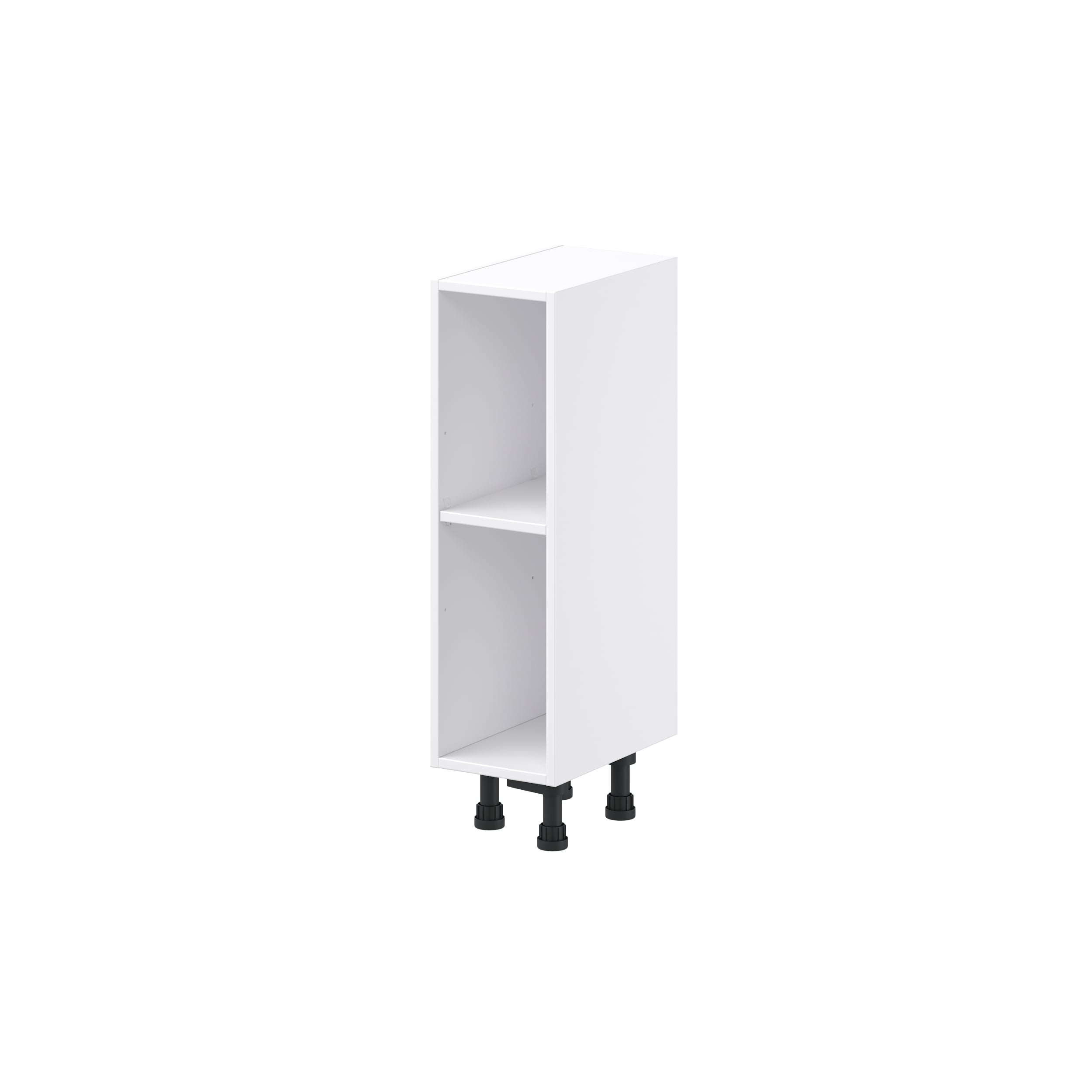 Hugo&Borg DSBOS930-JO Particleboard 2 -Tier Decorative shelving unit ( 9-in W x 15-in D x 34.5-in H ) ( White , ( 15-lb lbs. Capacity Per Shelf )