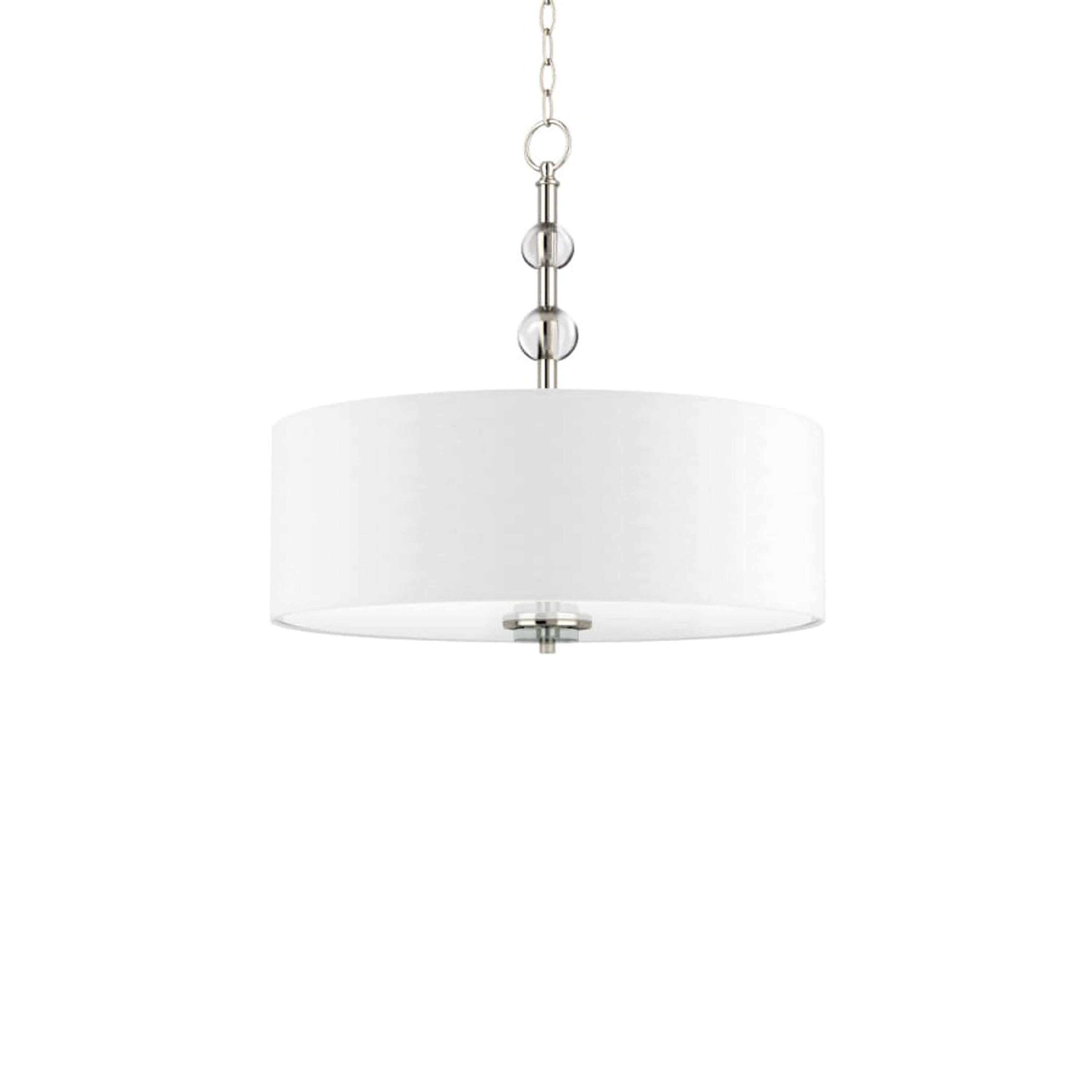 Signature Hardware 440447 Bankloft 4-Light Polished Nickel Transitional Dry rated Chandelier