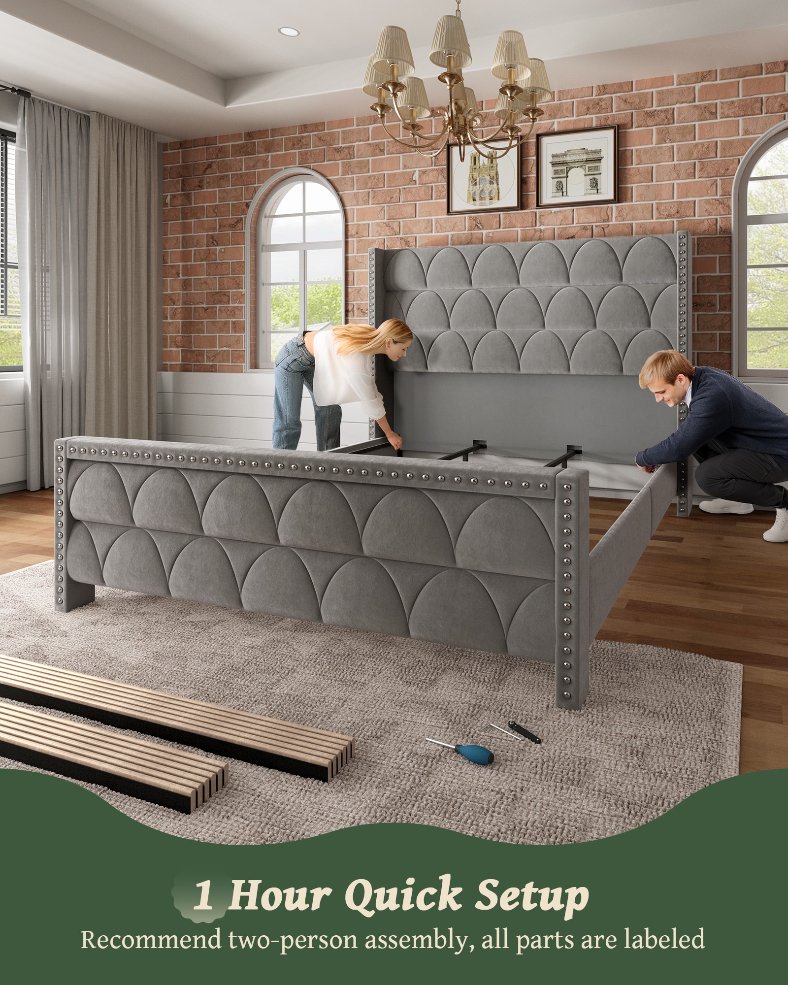 Yulika BF-GRAY-K beds - View #6