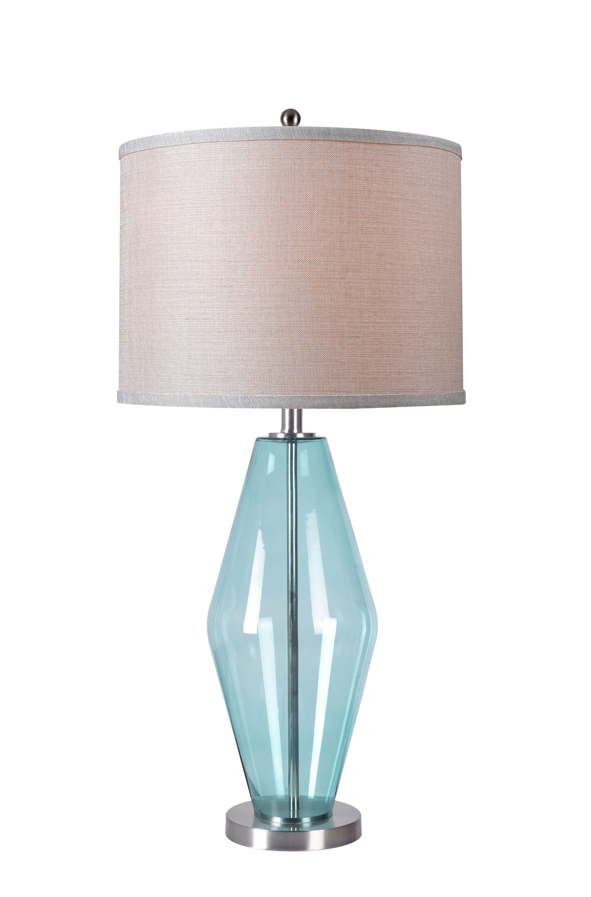 teal glass table lamps