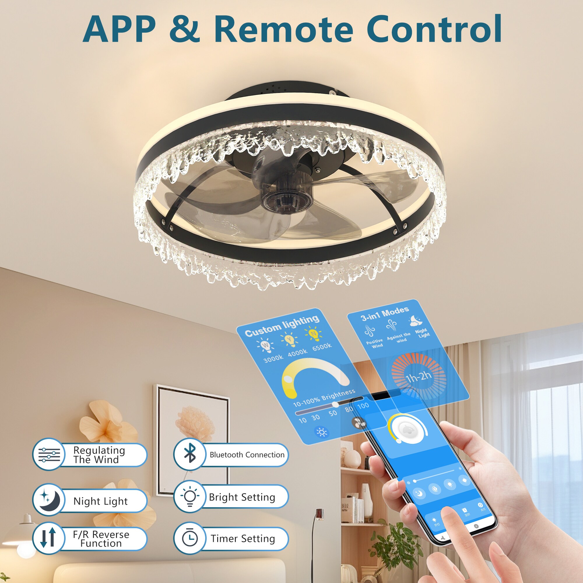 JUSHUA MT-P368698 Ceiling-Fans - View #7