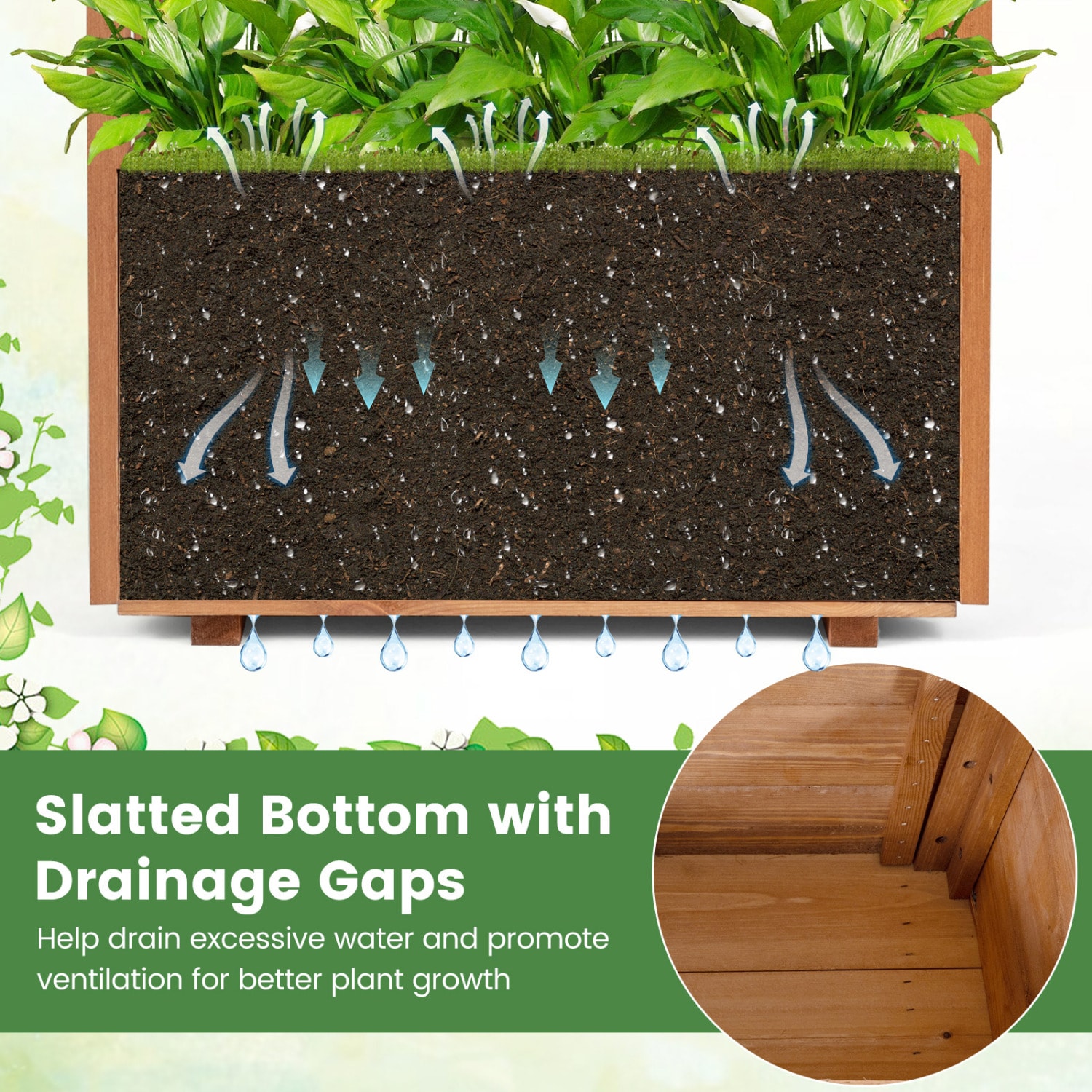 Slickblue D-CO-2-RO0244TG Raised-Garden-Beds - View #4