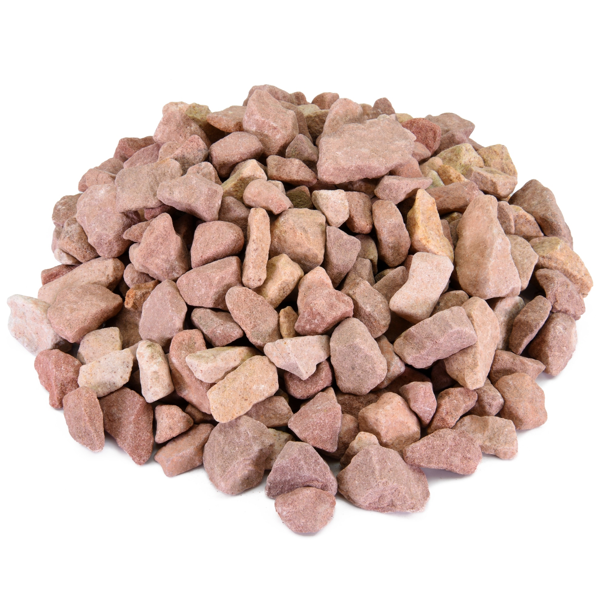 Yard Elements YDE002-0247 0.25 Cubic feet 19.99-lbs. Pink Crushed stone ( 0.5-in Rock Size )