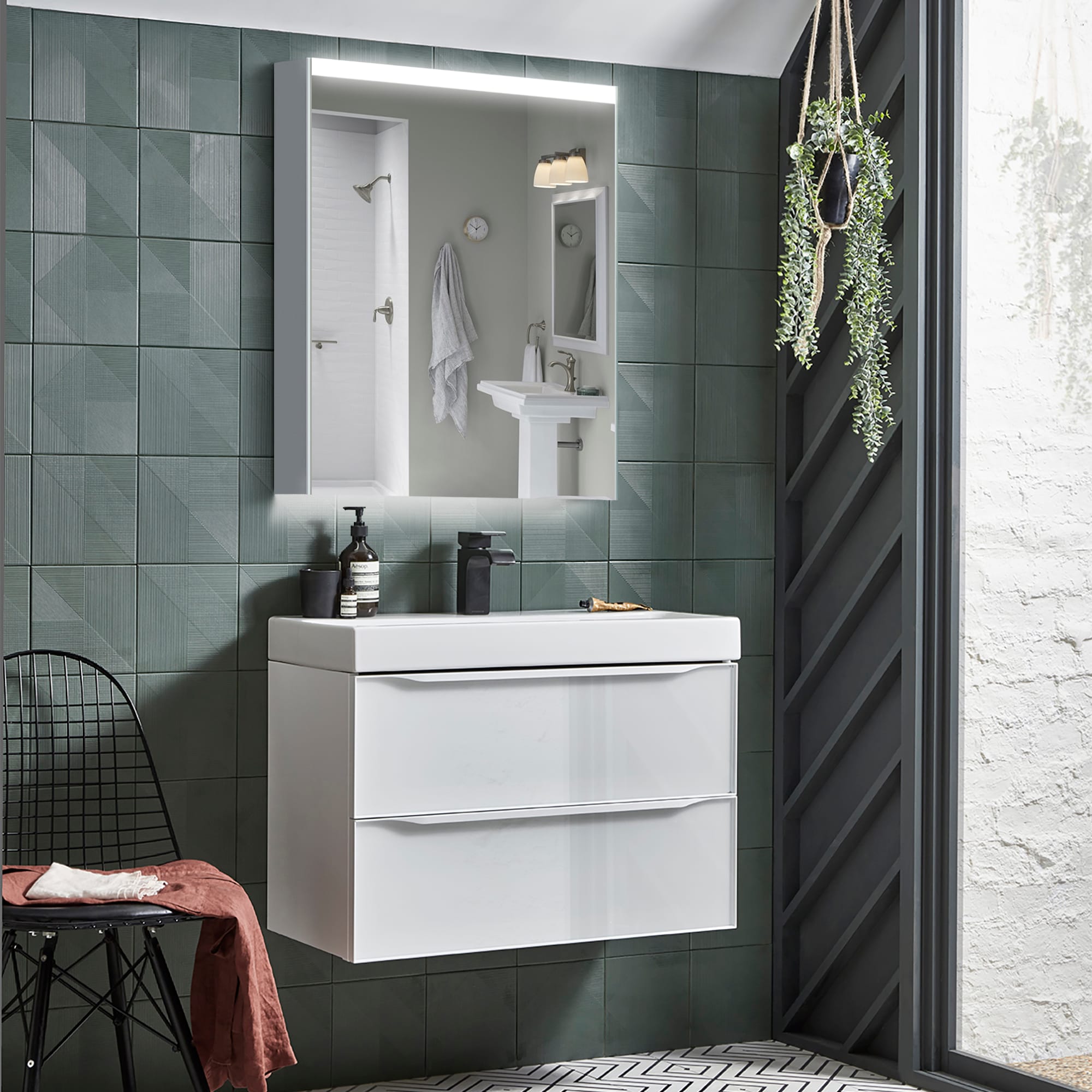 Forclover JSEX2030MC-RD Bathroom-Medicine-Cabinets - View #4