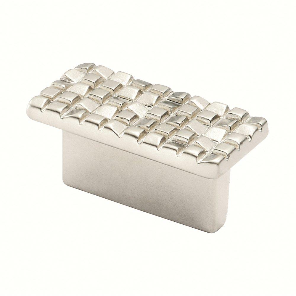 Siro Designs 90-142 Mosaic 1-1/4-in Center to Center Matte Nickel Rectangular Bar Drawer Pulls