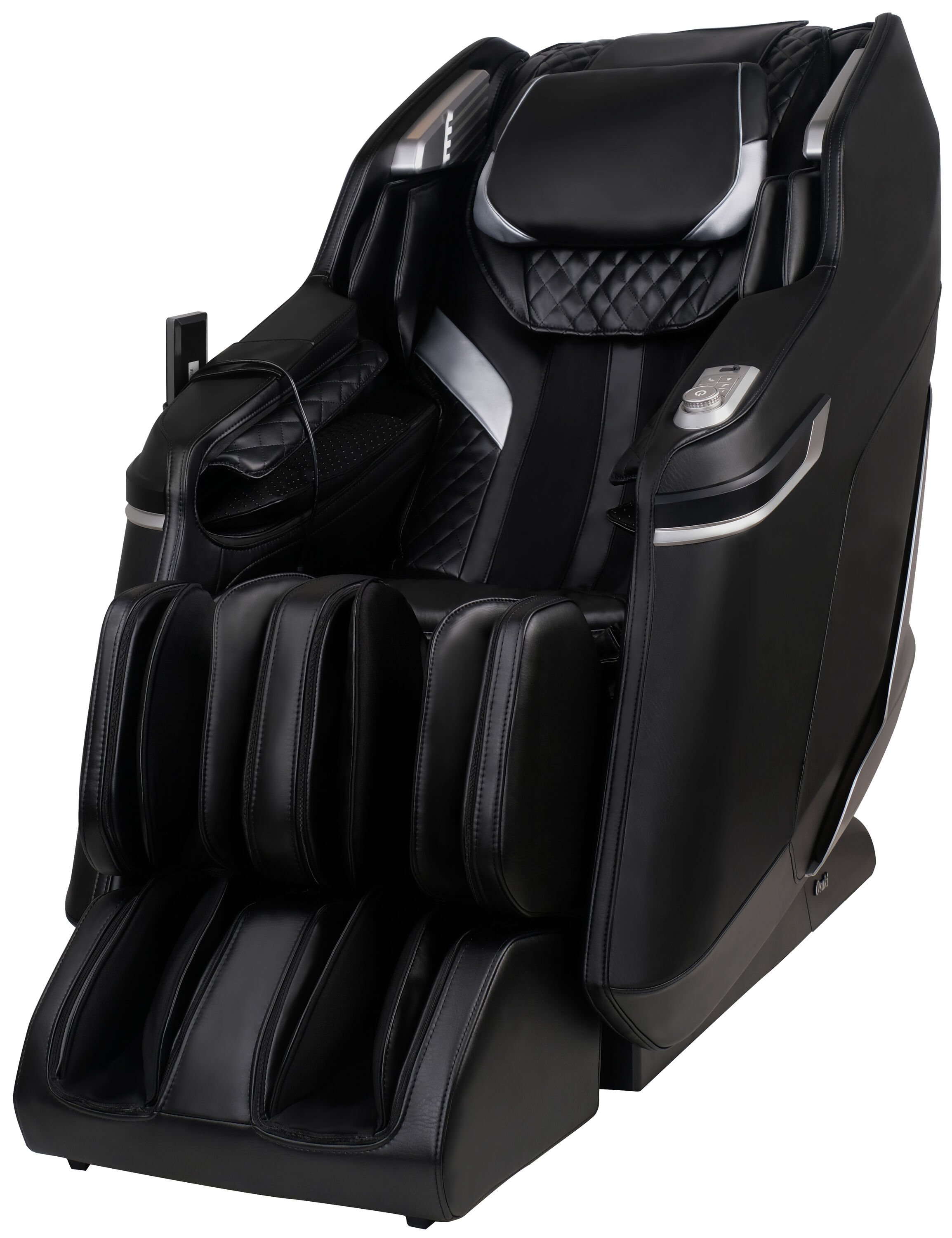 Osaki BELMONTBL 3D BELMONT Black Faux leather Upholstered Powered Reclining Zero Gravity Massage chair