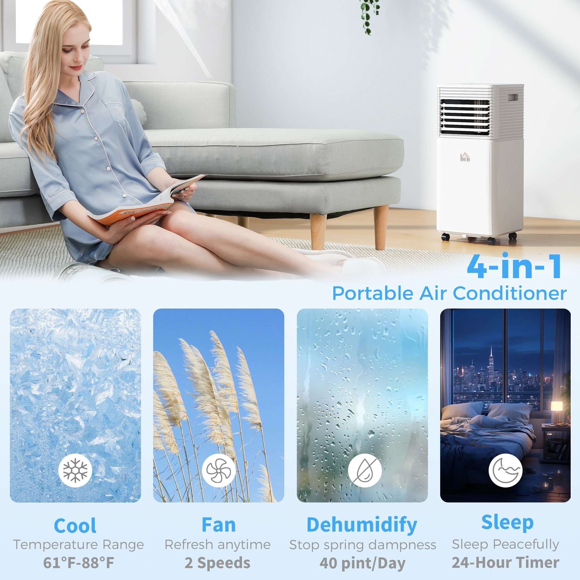 Wudkey L4-BE4E7M Portable-Air-Conditioners - View #3