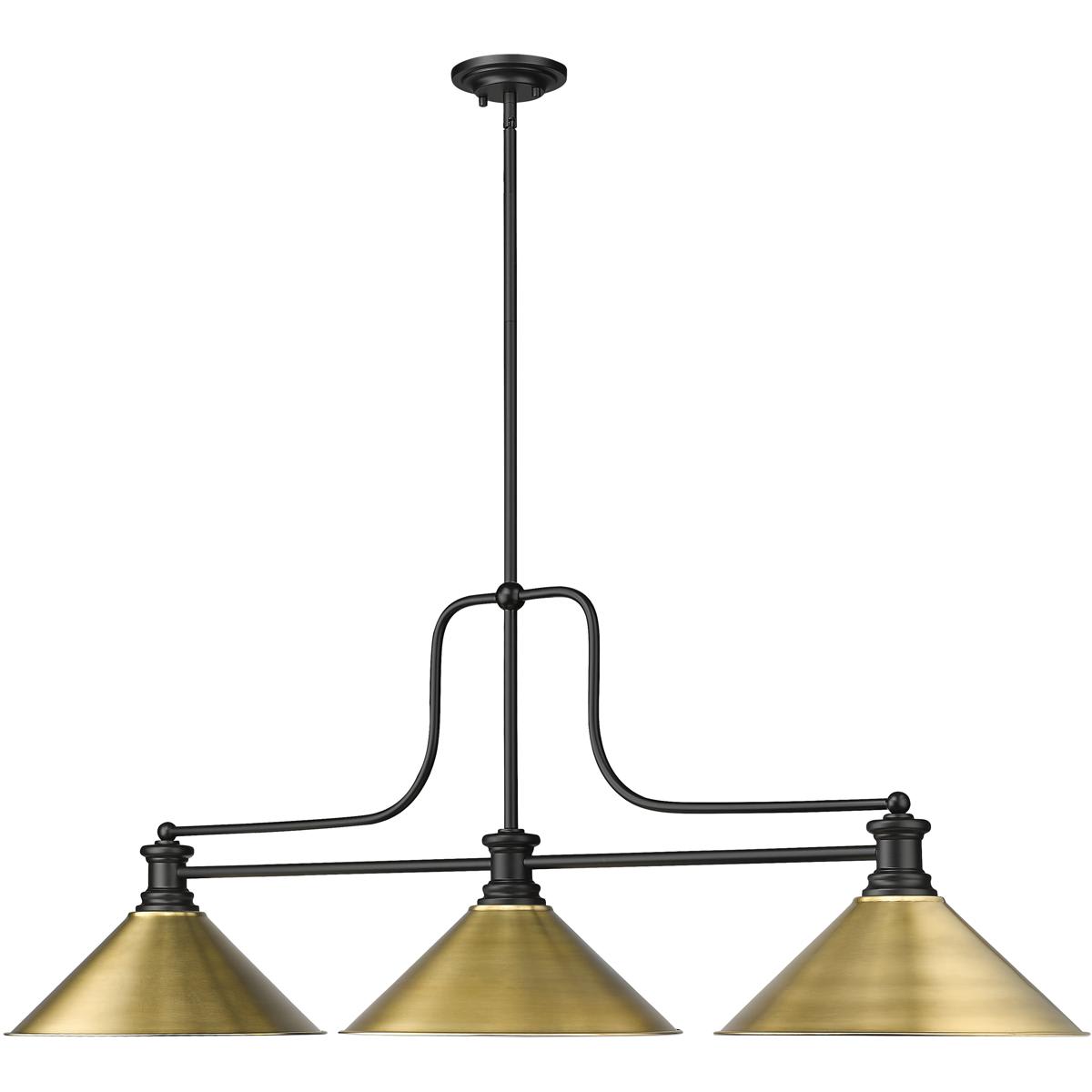 Z-Lite 725-3MB-RB15 Pool-Table-Lighting - View #3