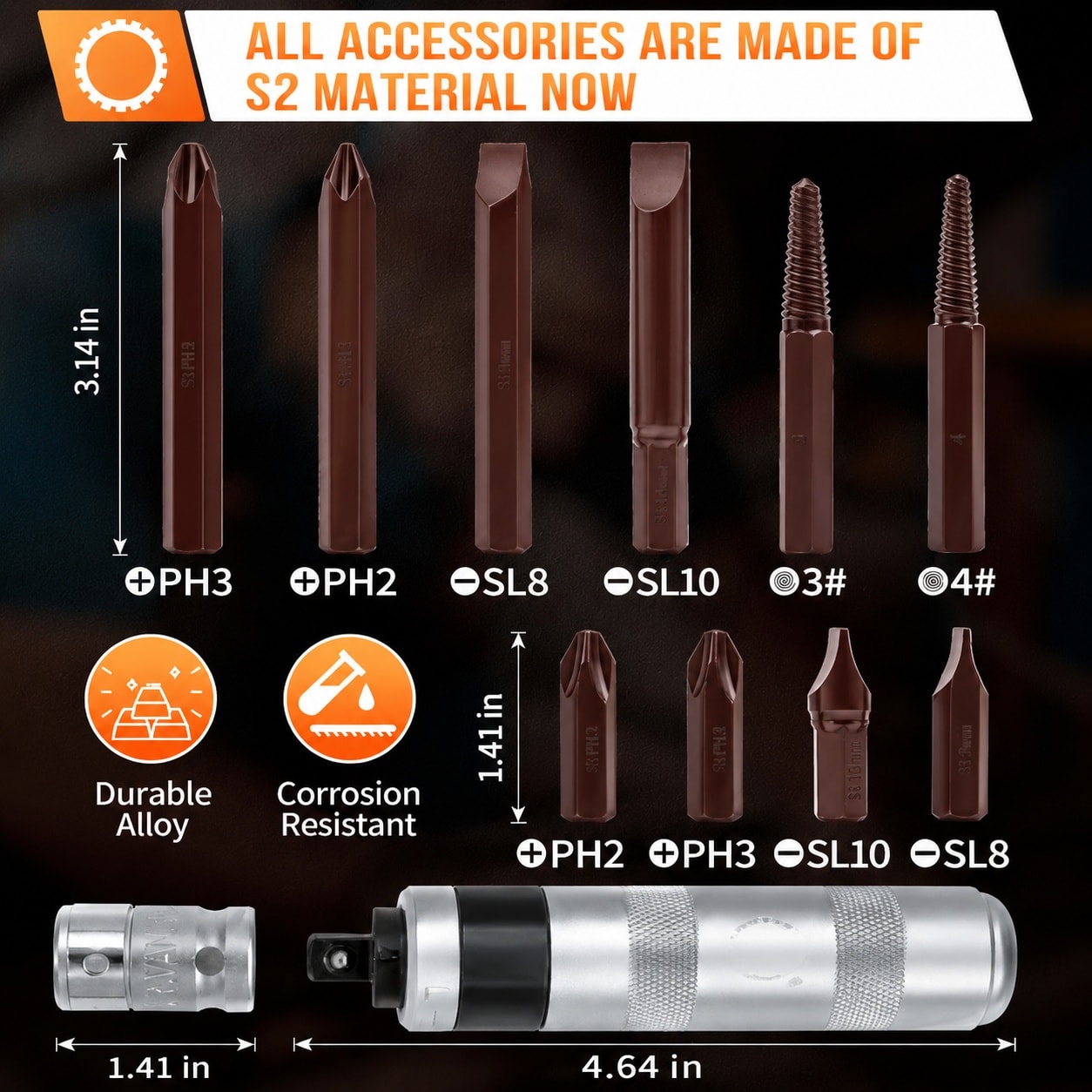 Linder Group Inc L3DZ3ODU Screwdrivers-Individual - View #2