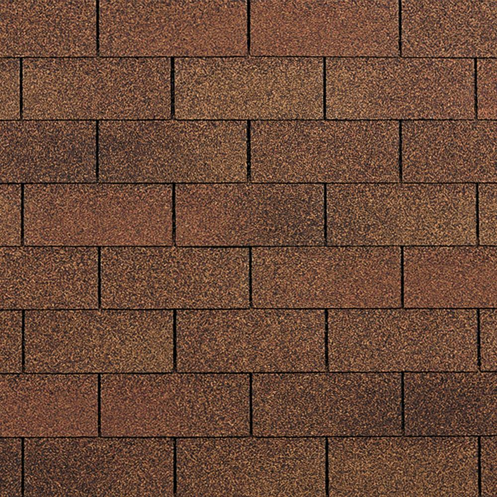 Owens Corning Supreme 33.33-sq ft Autumn Brown 3-tab Roof Shingles at