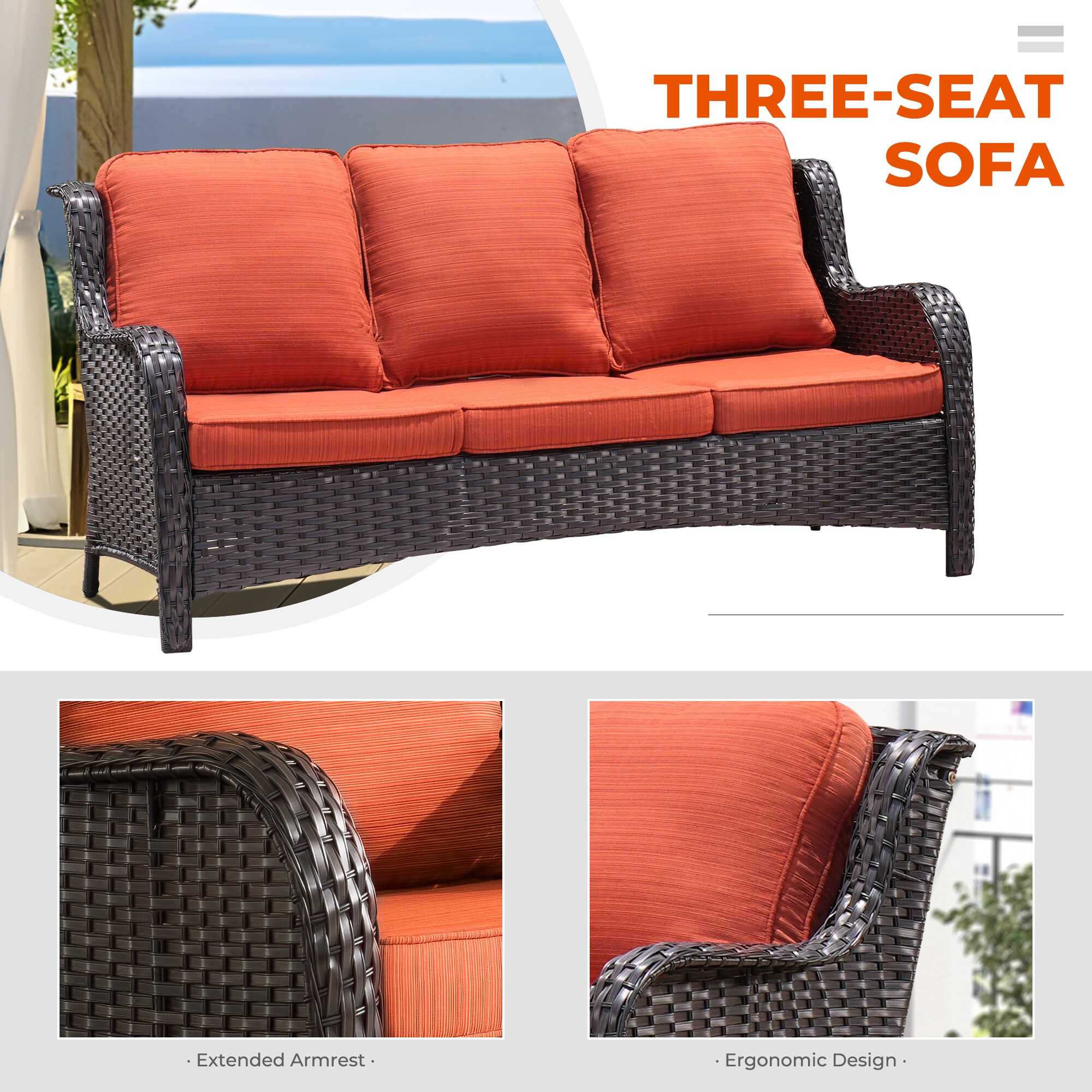 Ovios BRS902 Patio-Conversation-Sets - View #4