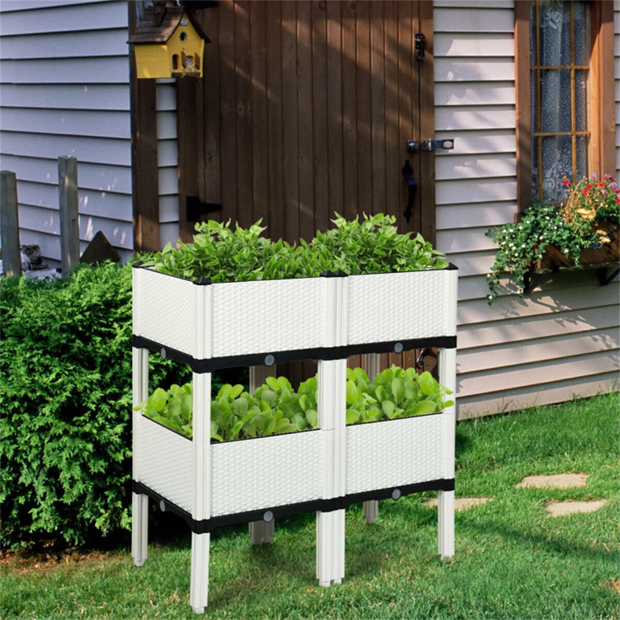 BABOOM BOM-70301WH-CO Raised-Planter-Boxes - View #4