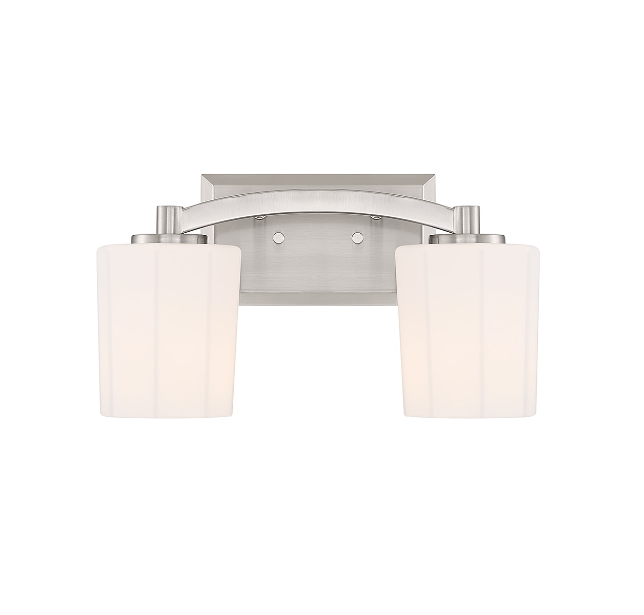 Savoy House Essentials 8-7710-2-SN Whitney 14-in 2 -Light Satin Nickel Traditional Vanity light
