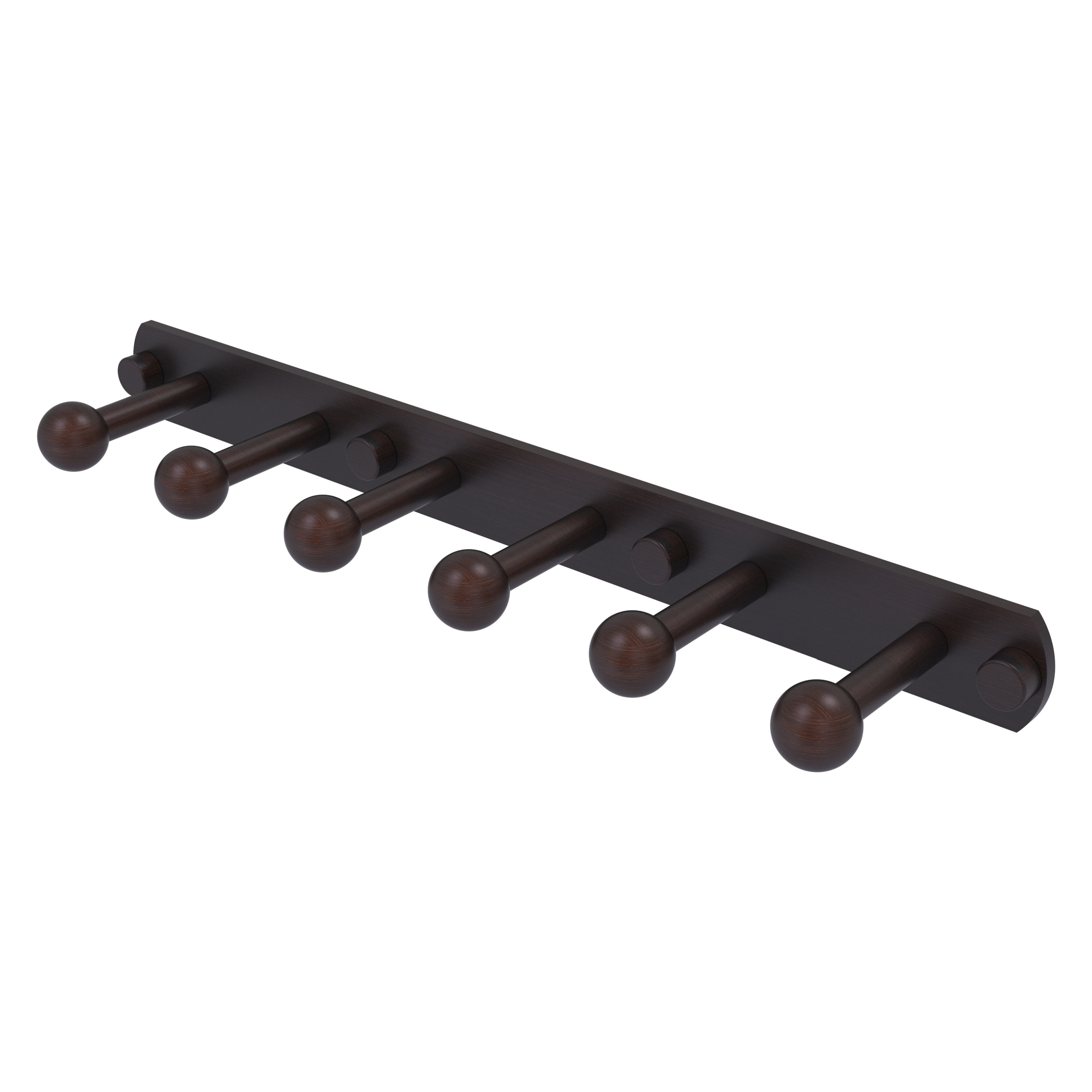 Allied Brass P1000-20-6-VB Prestige Skyline Venetian Bronze 6 -Hook Wall mount Towel Hook