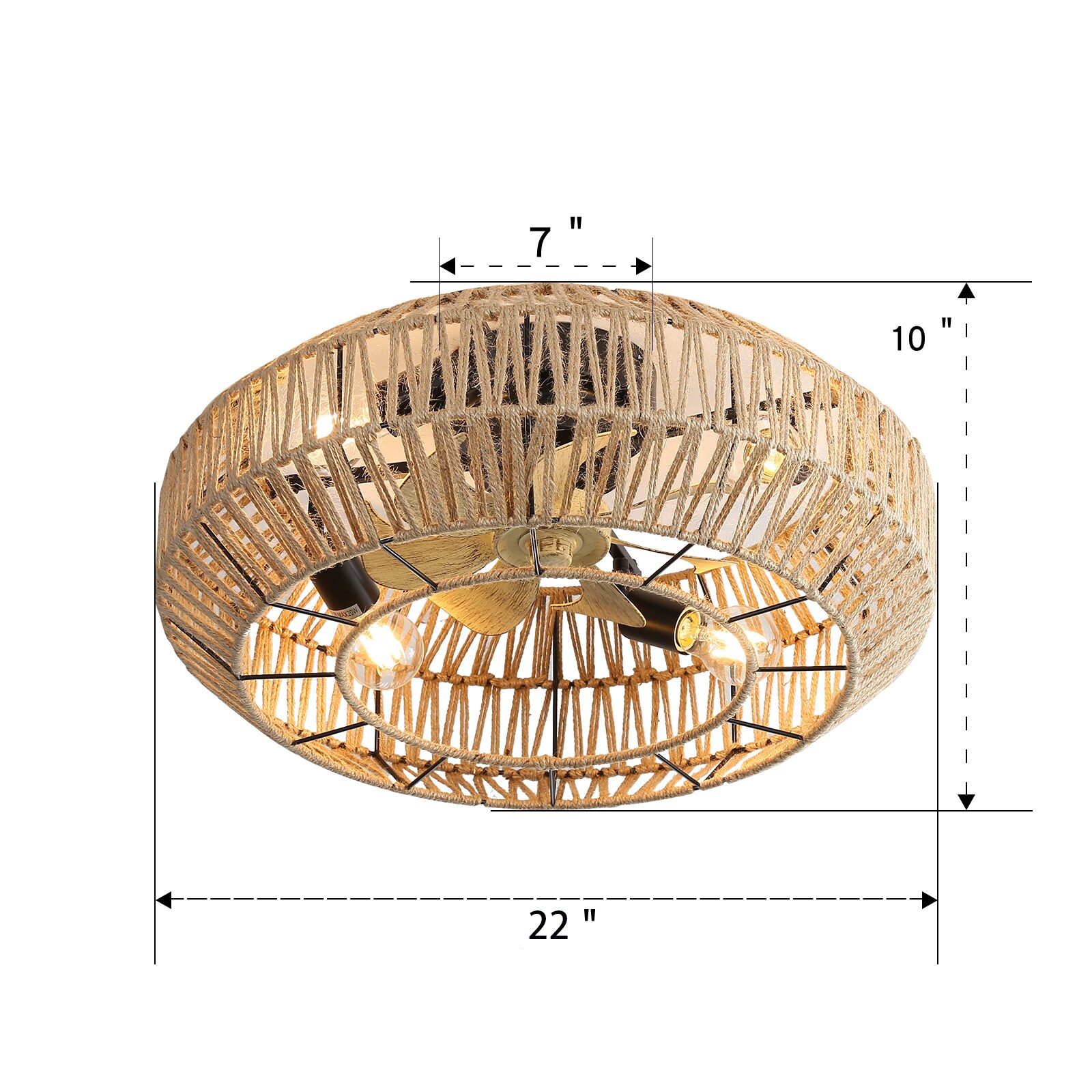 JUSHUA MT-2P383724 Ceiling-Fans - View #4