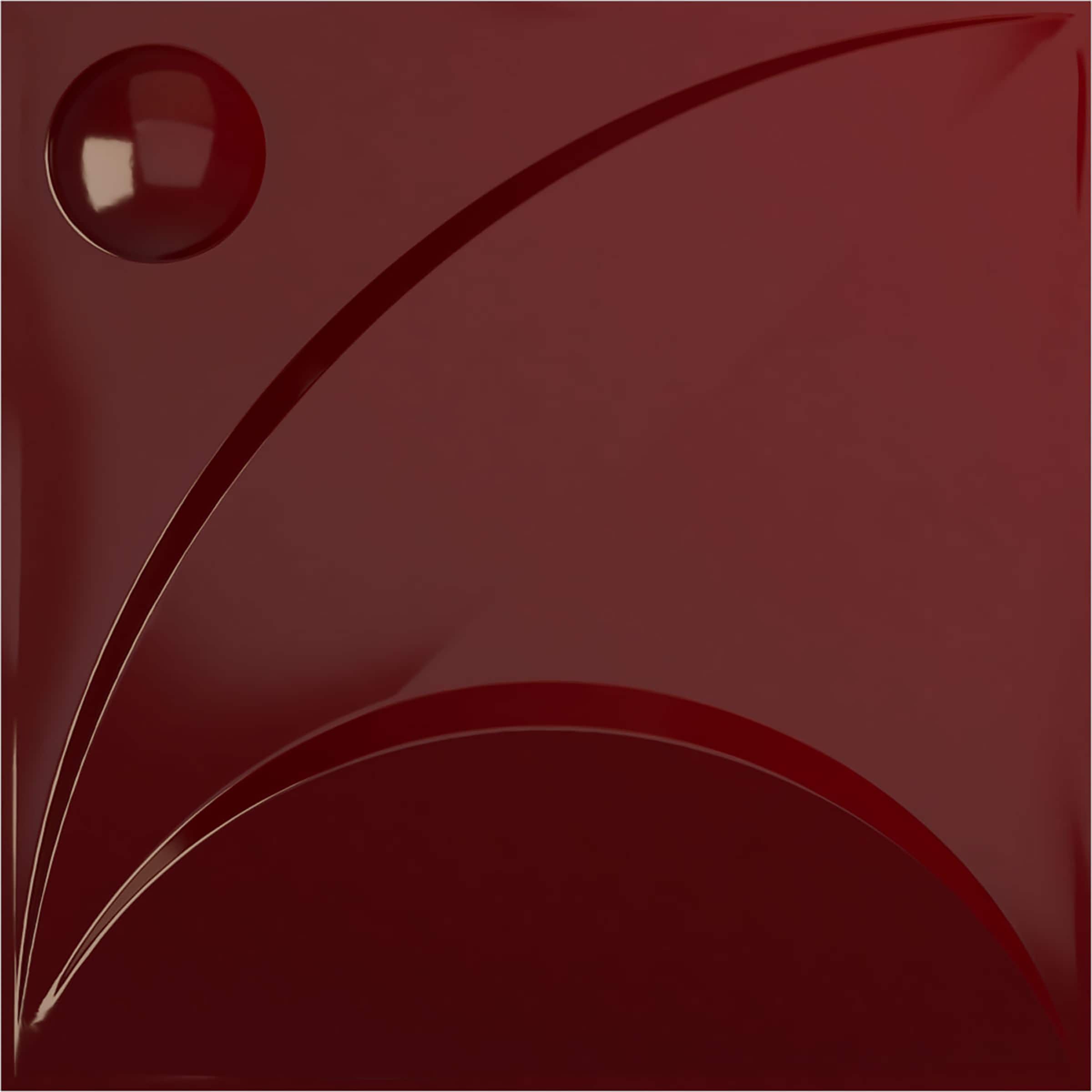 Ekena Millwork WP20X20EZHML 19-5/8-in x 19-5/8-in Embossed Paintable/Stainable Red PVC Wall Panel (