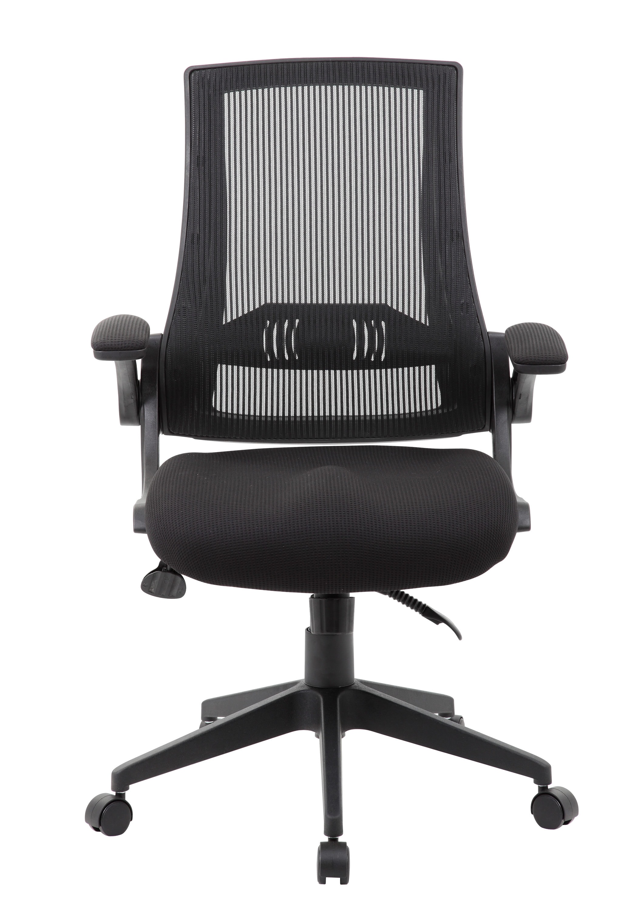 Boss Office Products Black Contemporary Ergonomic Adjustable Height ...