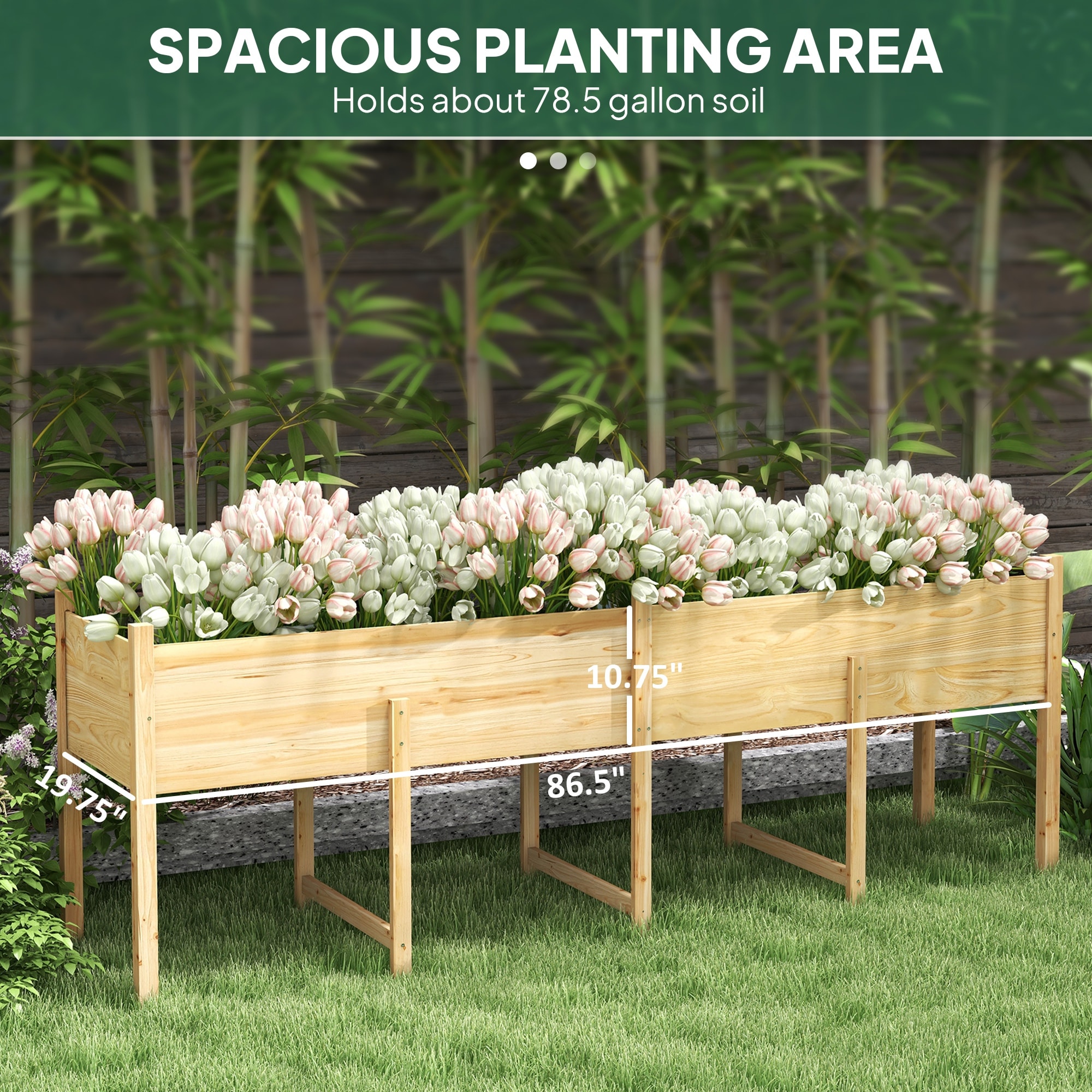 Outsunny 845-967V00ND Raised-Planter-Boxes - View #4