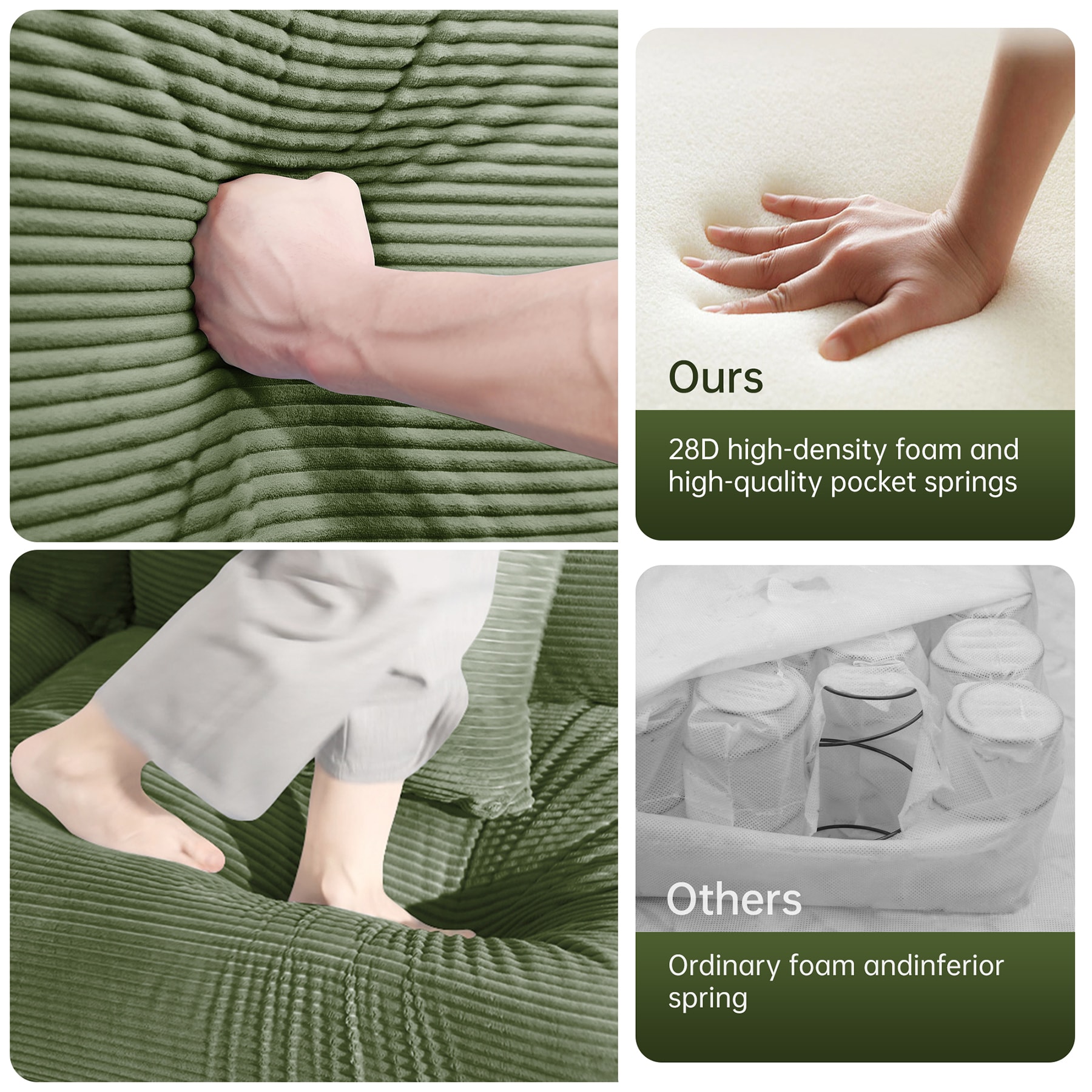 SINOFURN SYA020363GY Sofas-Loveseats - View #6