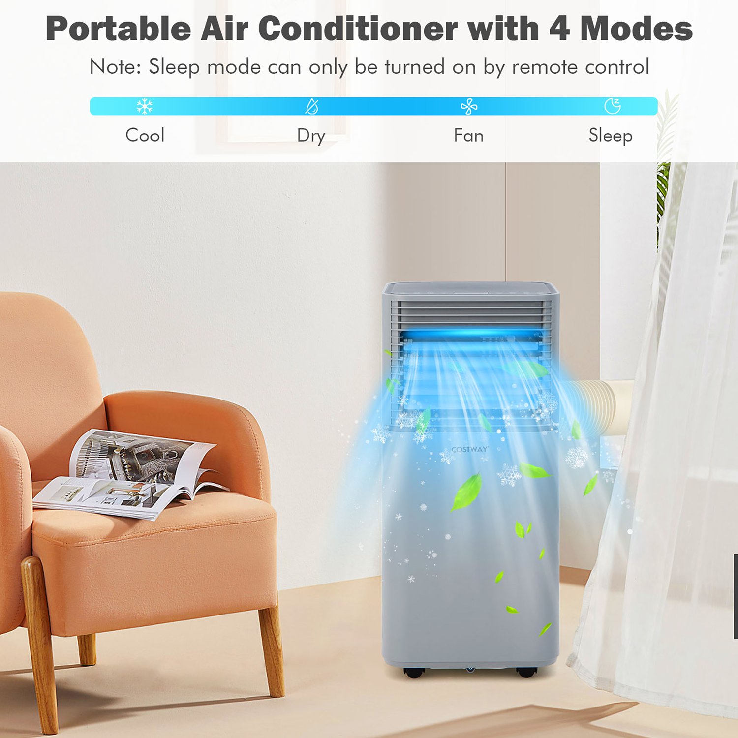 Costway CSHY000592 Portable-Air-Conditioners - View #2