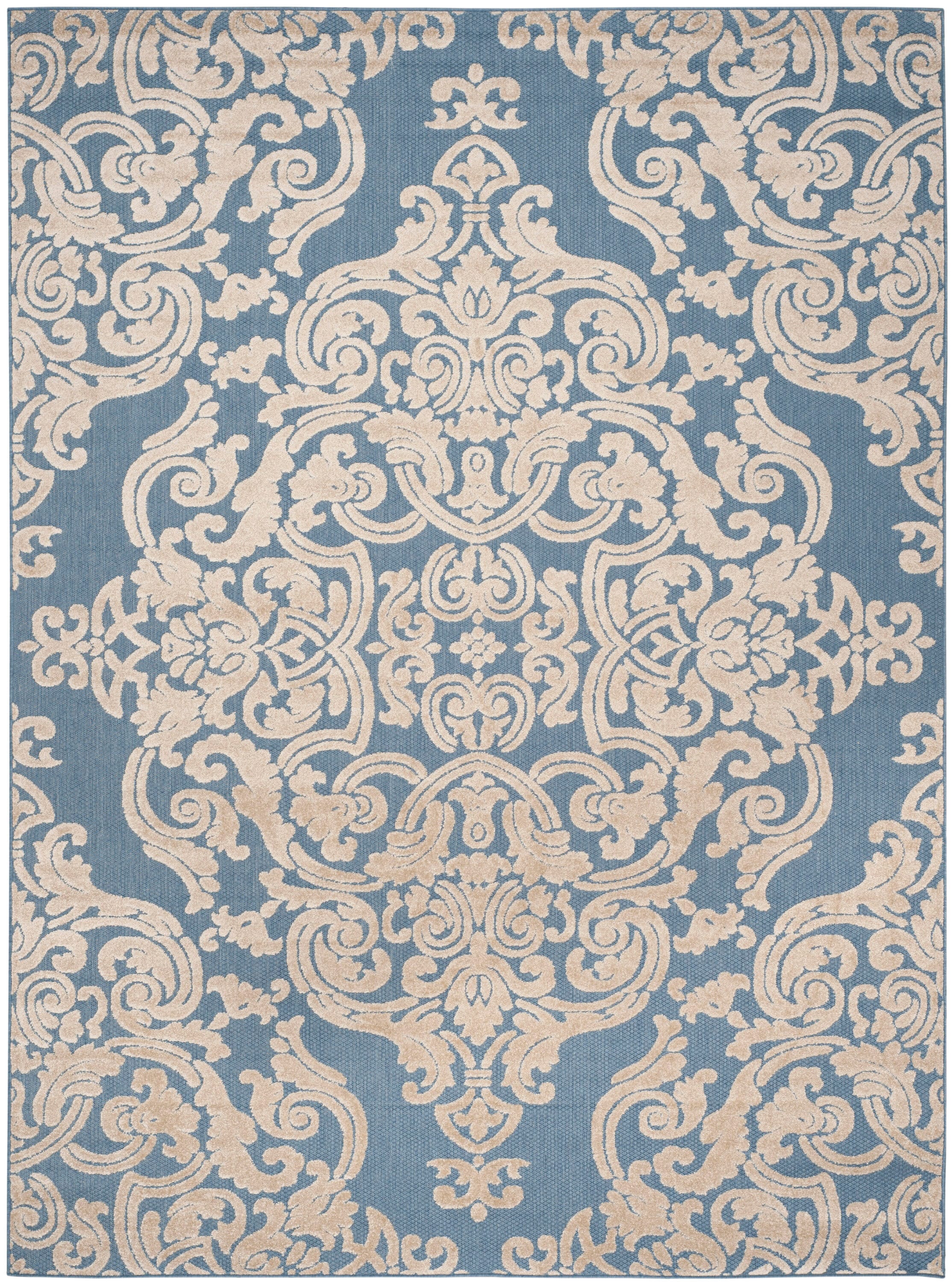 Monroe 152A Blue 8 X 11 Area Rug