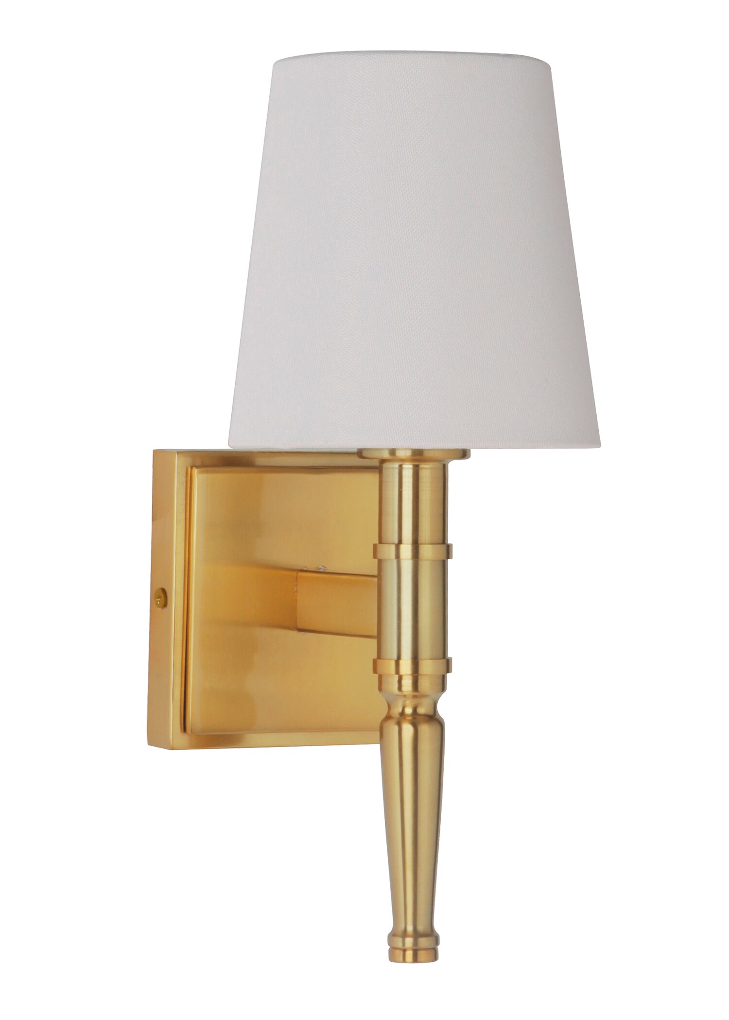 Craftmade 44601-SB Ella 5-in W 1-Light Satin Brass Transitional Wall Sconce