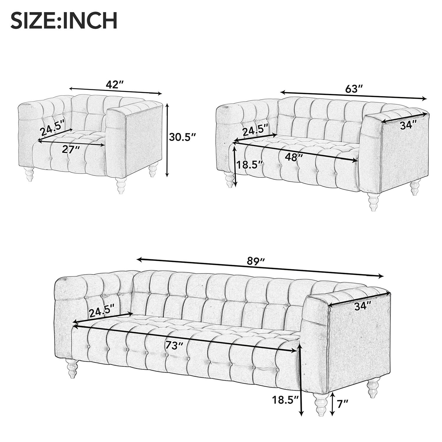 Bybafun YA3700301 Sofas-Loveseats - View #6