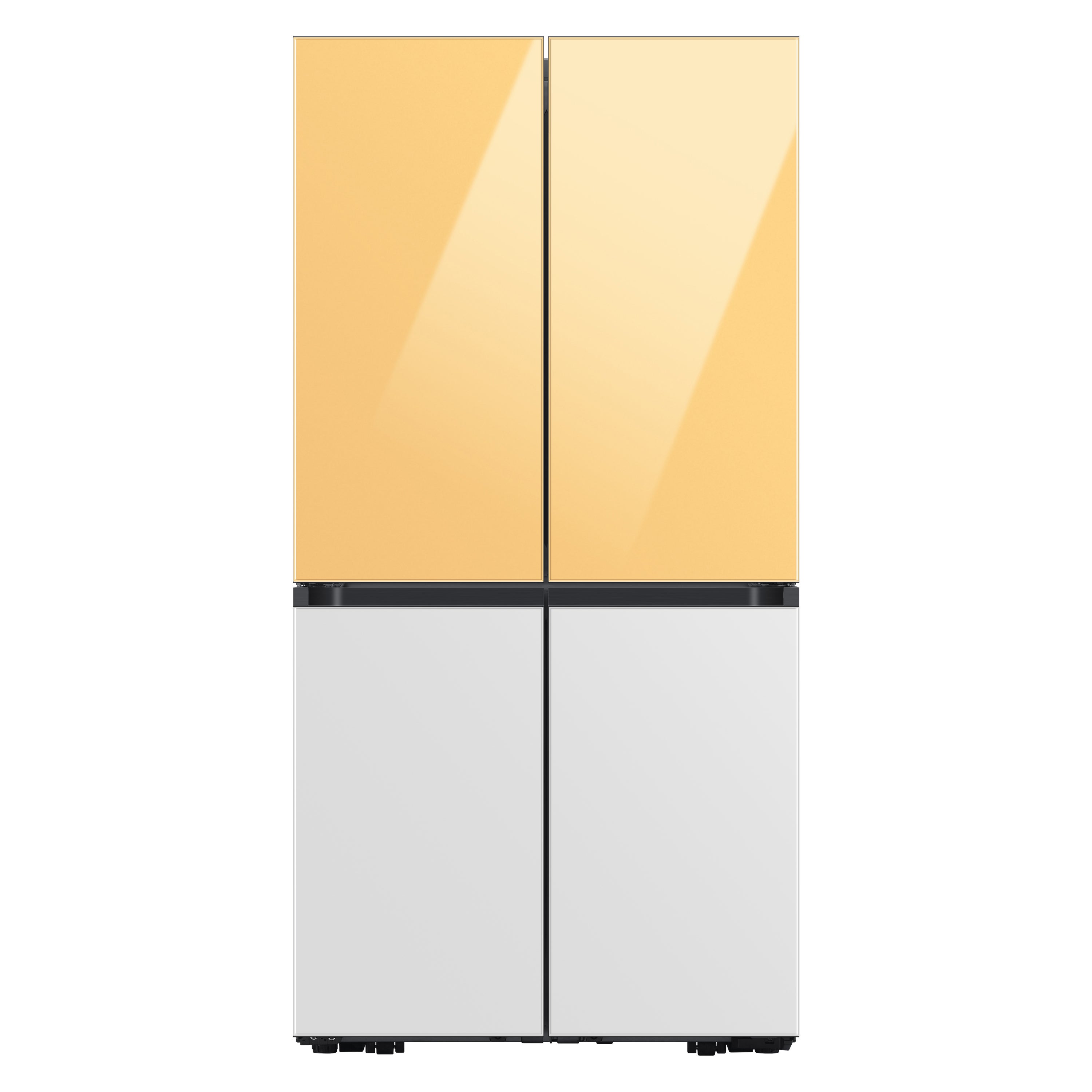 samsung bespoke fridge yellow