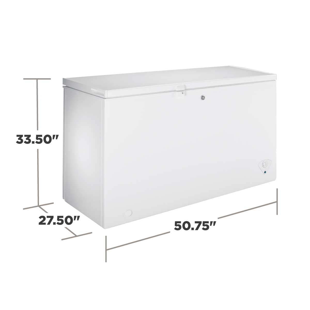 GE Garage Ready 10.6-cu ft Manual Defrost Chest Freezer (White) ENERGY STAR  at