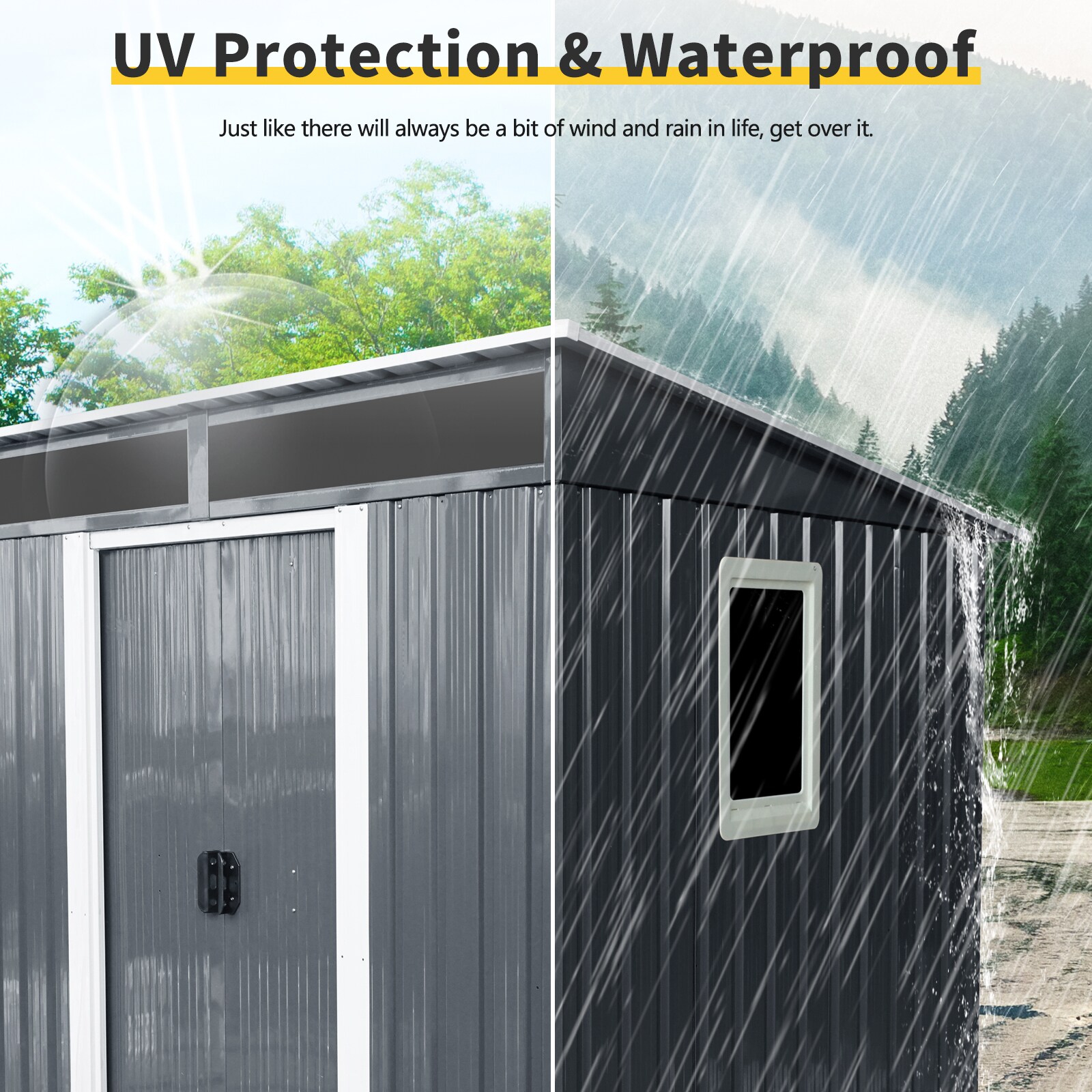 Maocao Hoom JL40P185298 Metal-Storage-Buildings-Sheds - View #4