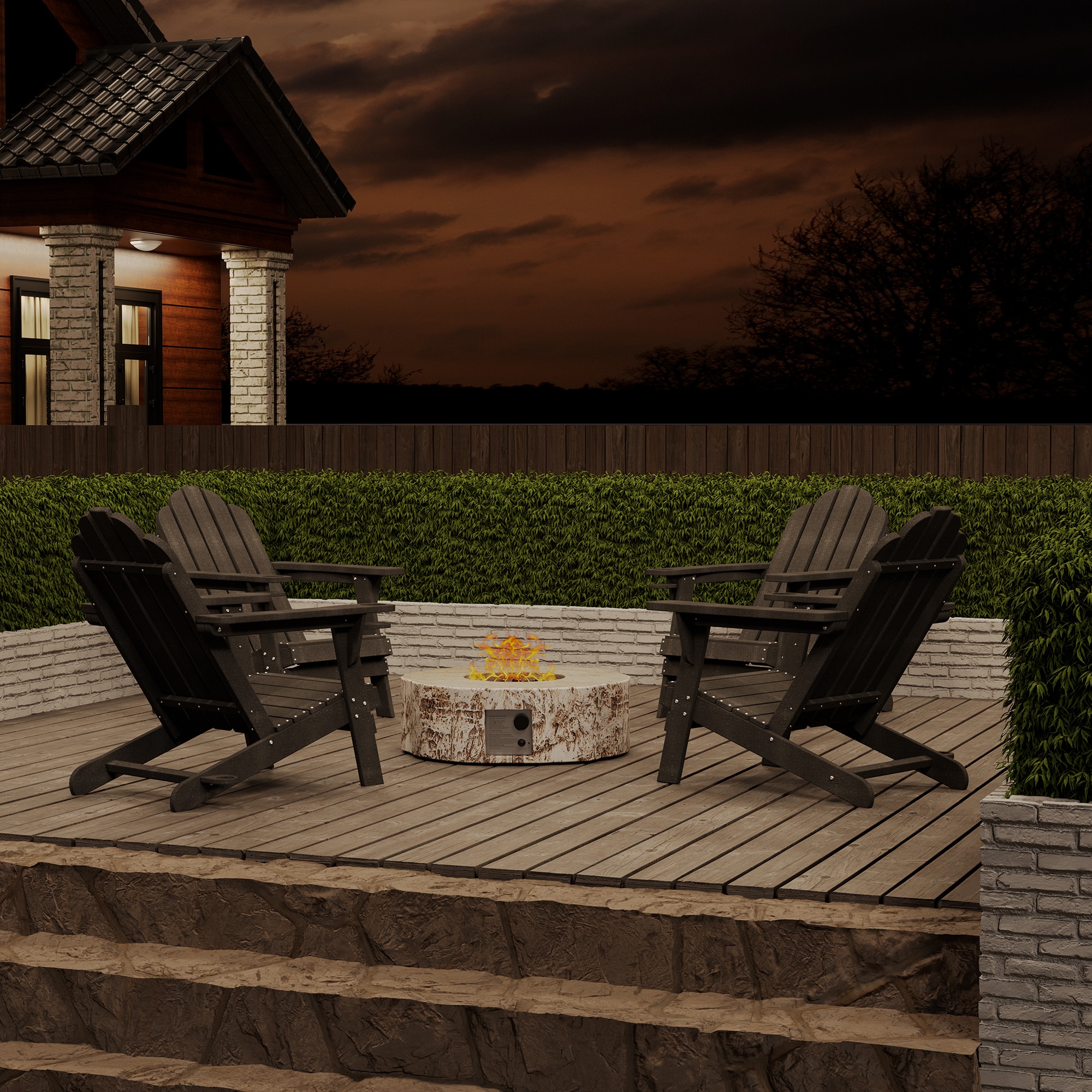 Clihome CL-06BGY5 Patio-Conversation-Sets - View #3