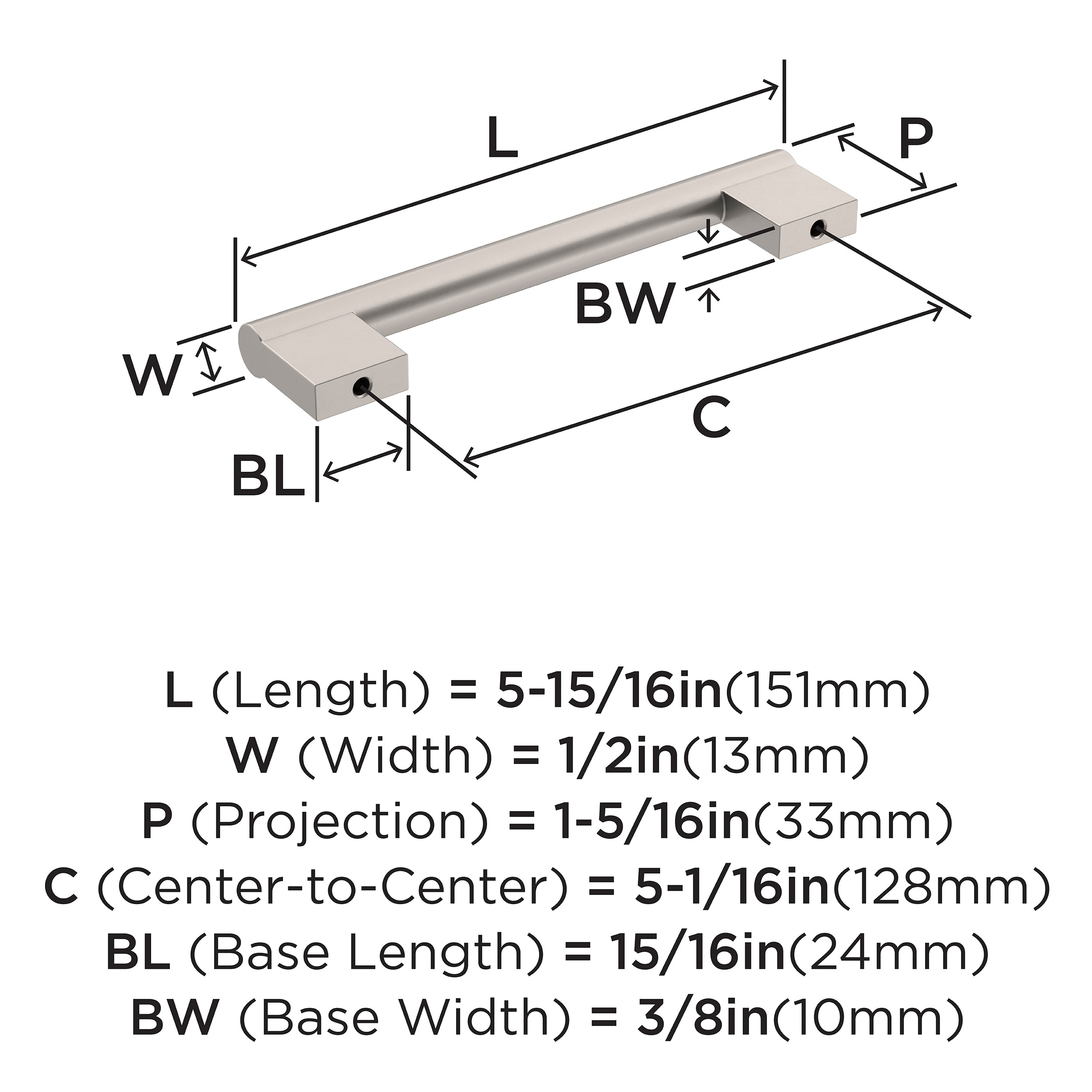 Amerock BP36913G10 Cabinet-Pulls - View #4