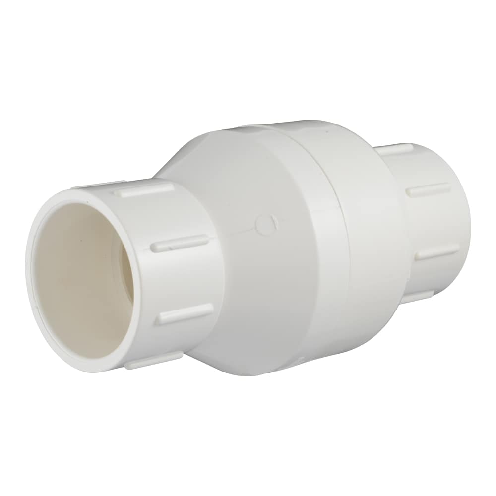 RELIABILT 20457Z 2-in PVC x PVC PVC Sch 40 Spring loaded check valve