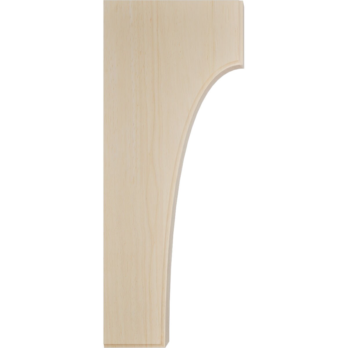 Ekena Millwork BKTW02X04X10CVRW Exterior-Brackets-Braces - View #3