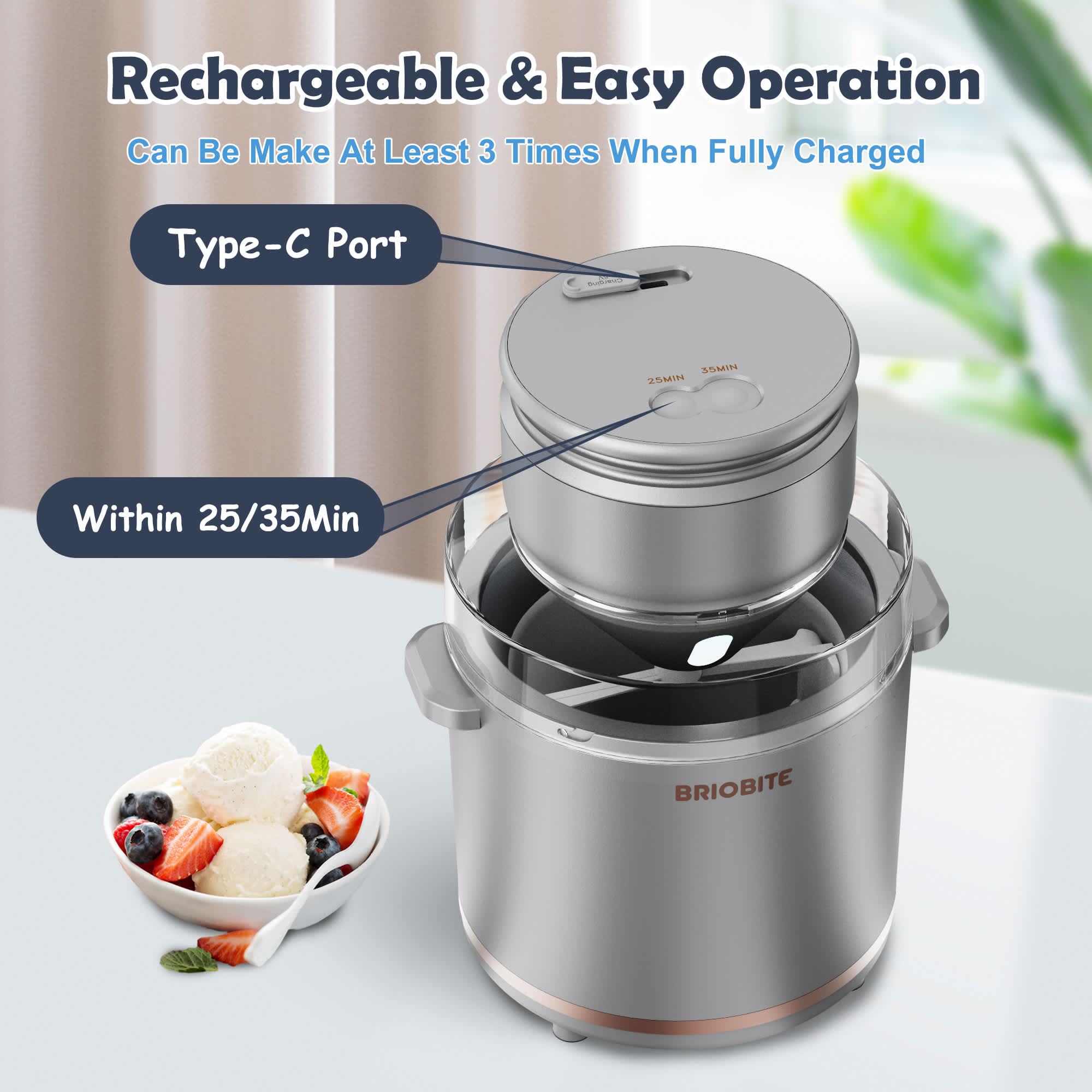 BRIOBITE USLOW-DOLCE1000-SA1 Frozen-Confection-Appliances - View #3