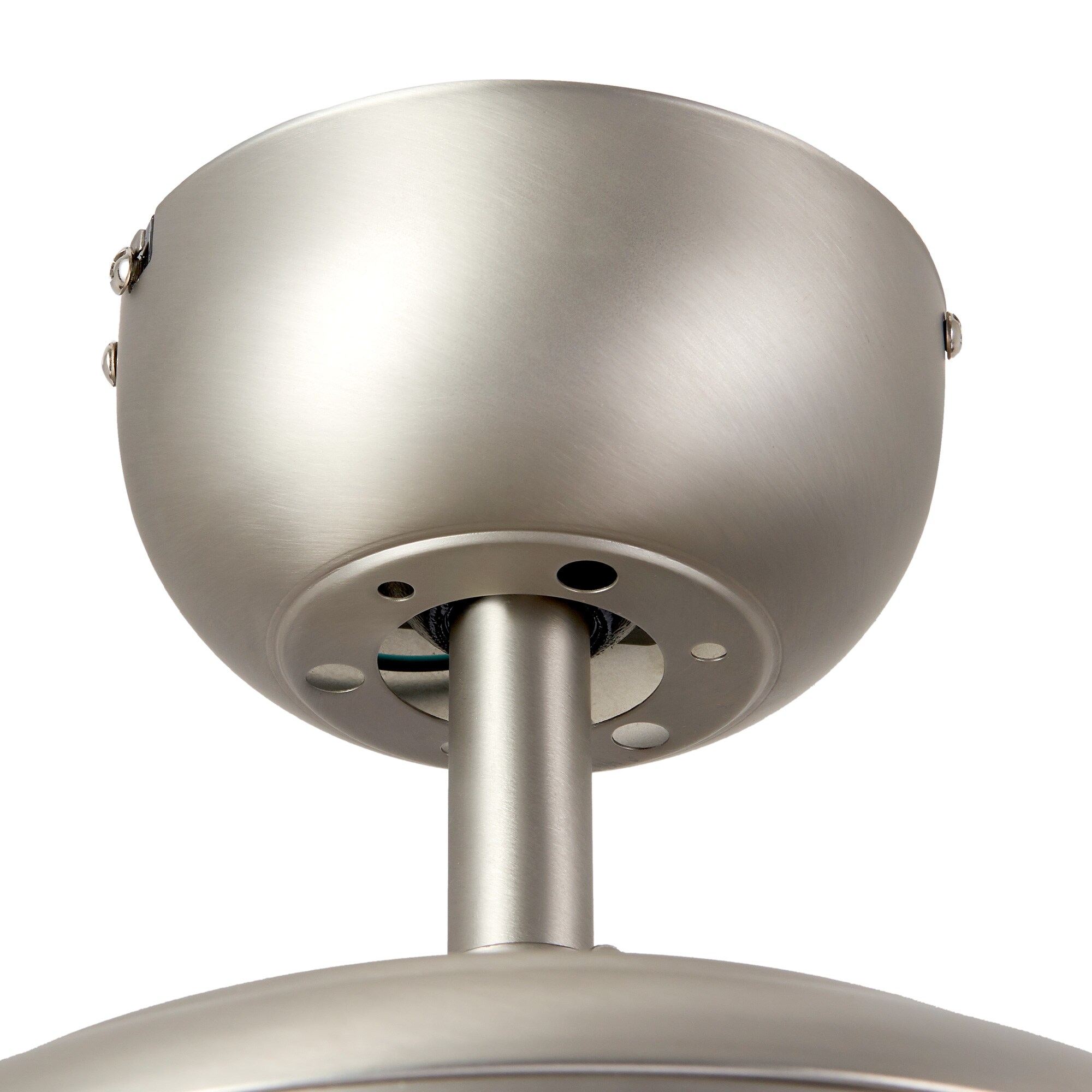 CO-Z 52-in Brushed Nickel Color-changing Indoor Ceiling Fan