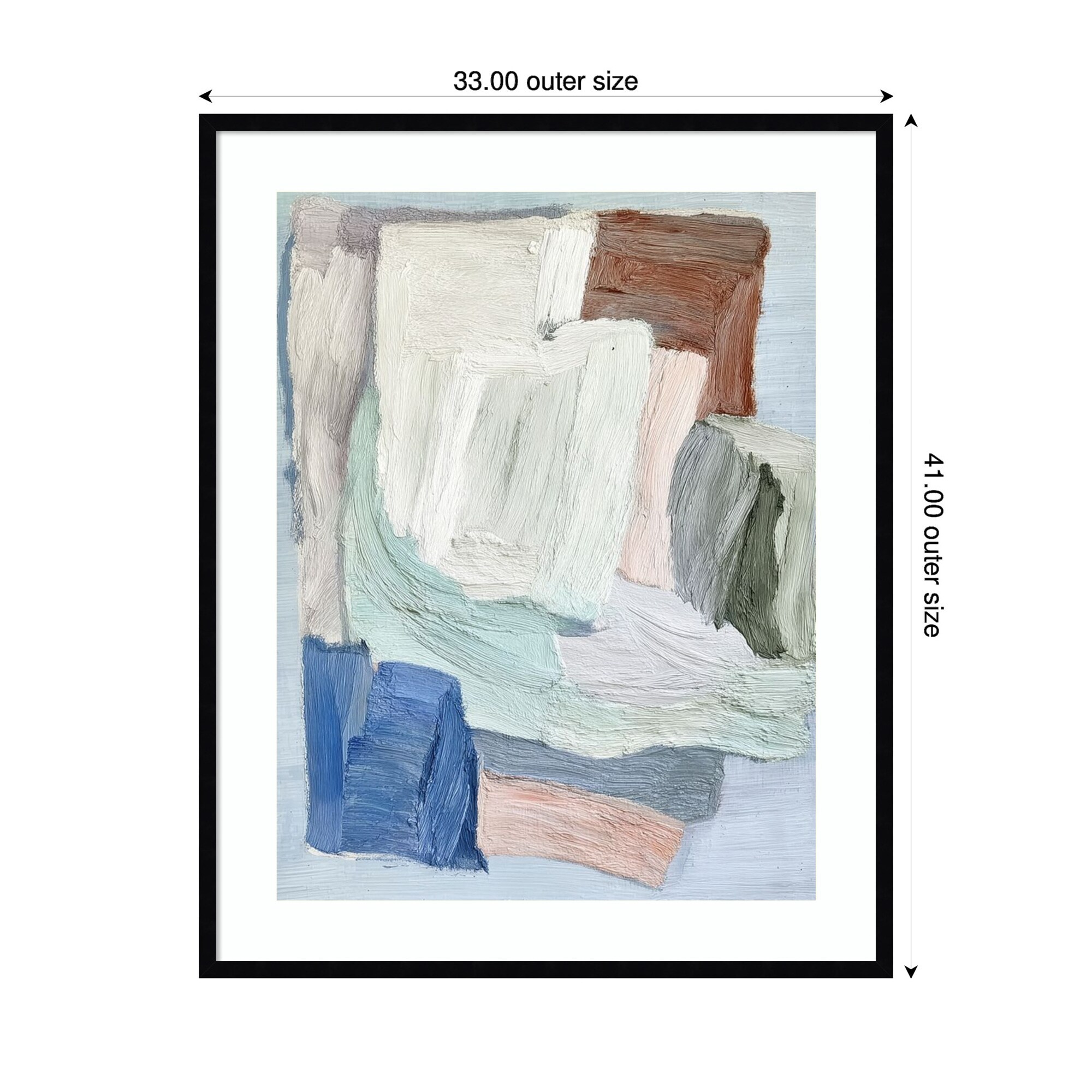 Amanti Art Faded Clay No. 2 by Paula Freeman Wood Framed Wall Art Print ...