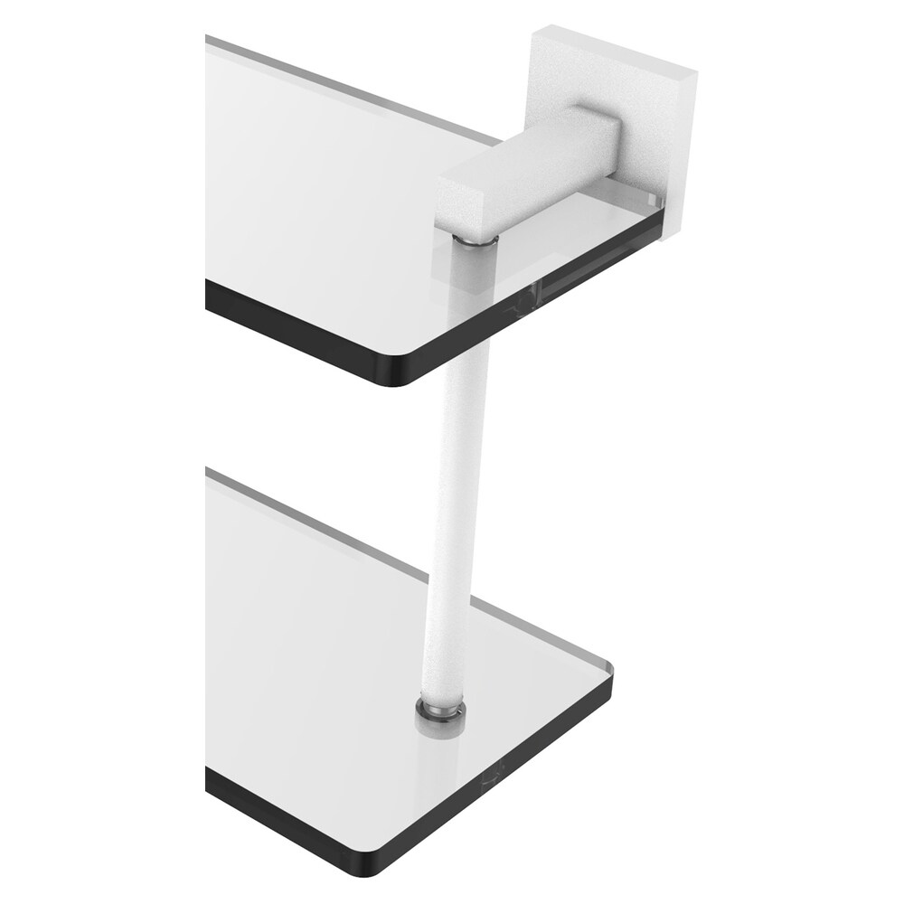 Allied Brass MT-2-16-WHM Bathroom-Shelves - View #2