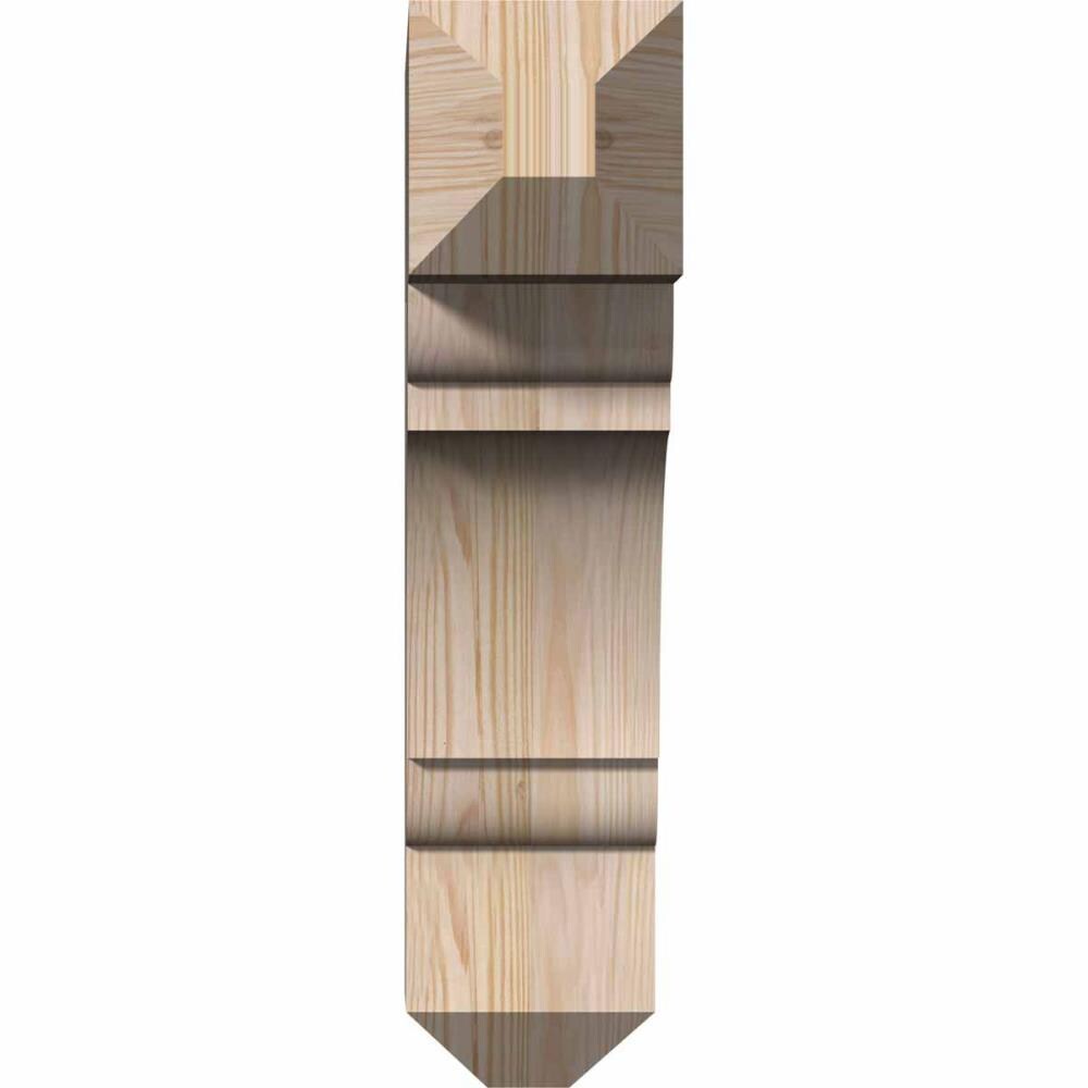 Ekena Millwork BKT06X20X24OLY04SDF Exterior-Brackets-Braces - View #2